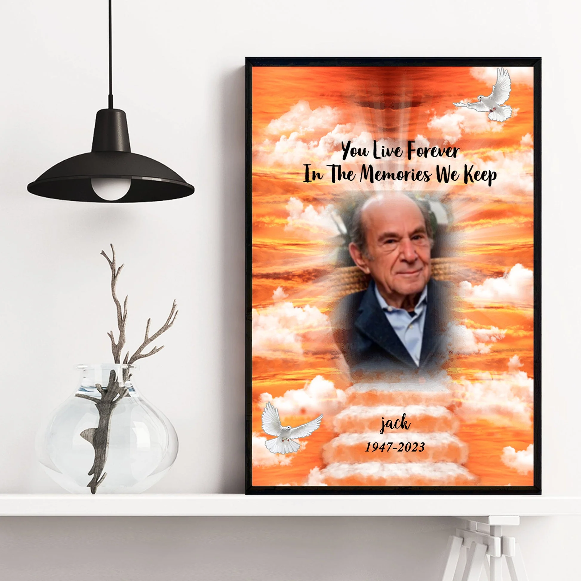 I Will Miss You Personalized Memorial Canvas/Poster - Image 5