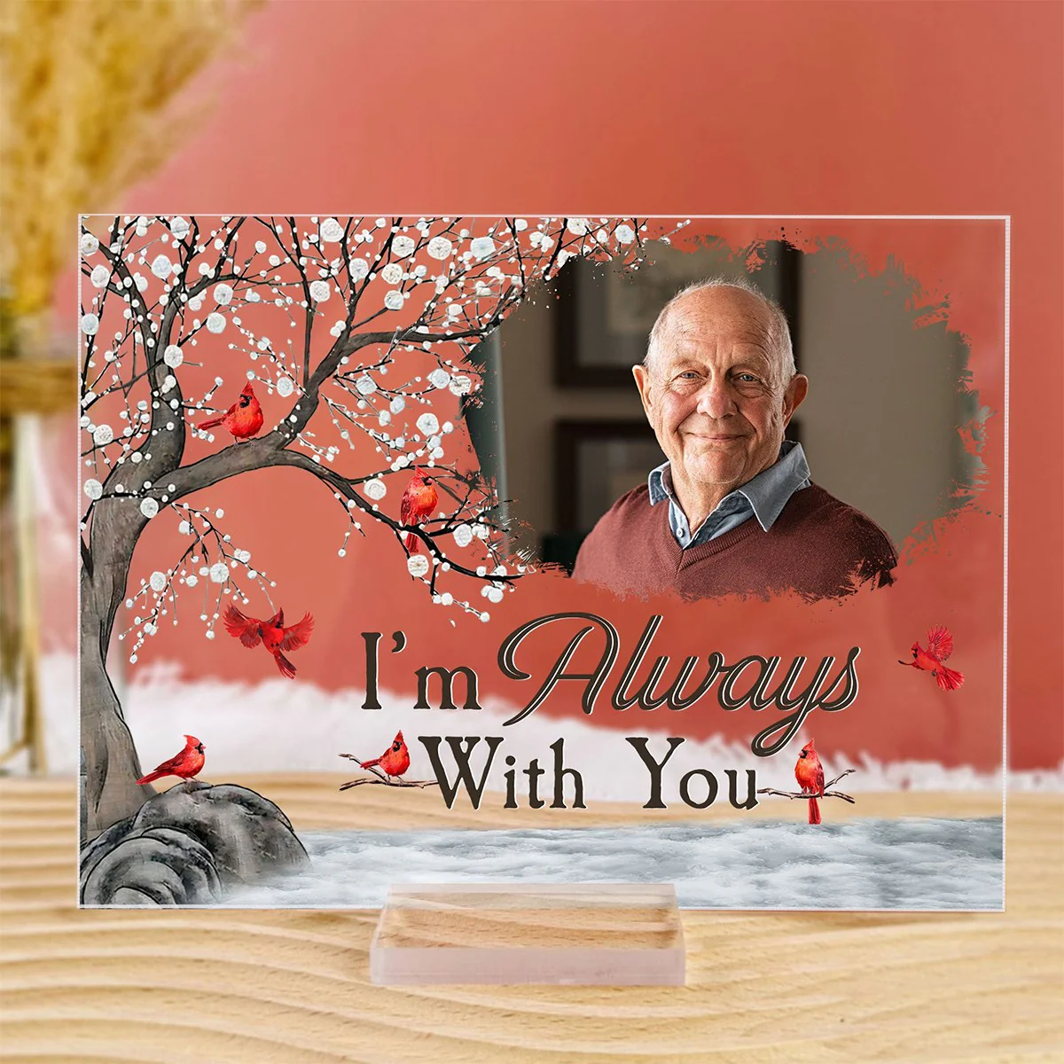 I'm Always With You - Memorial - Personalized Acrylic Plaque - Image 2