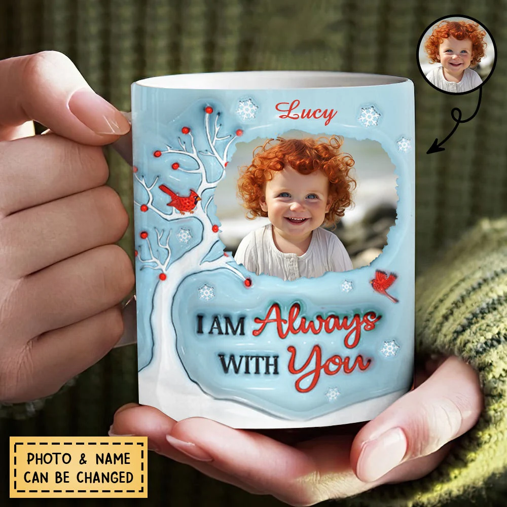 I'm Always With You - Memorial Personalized Mug - Sympathy Gift For Family Members - Image 2