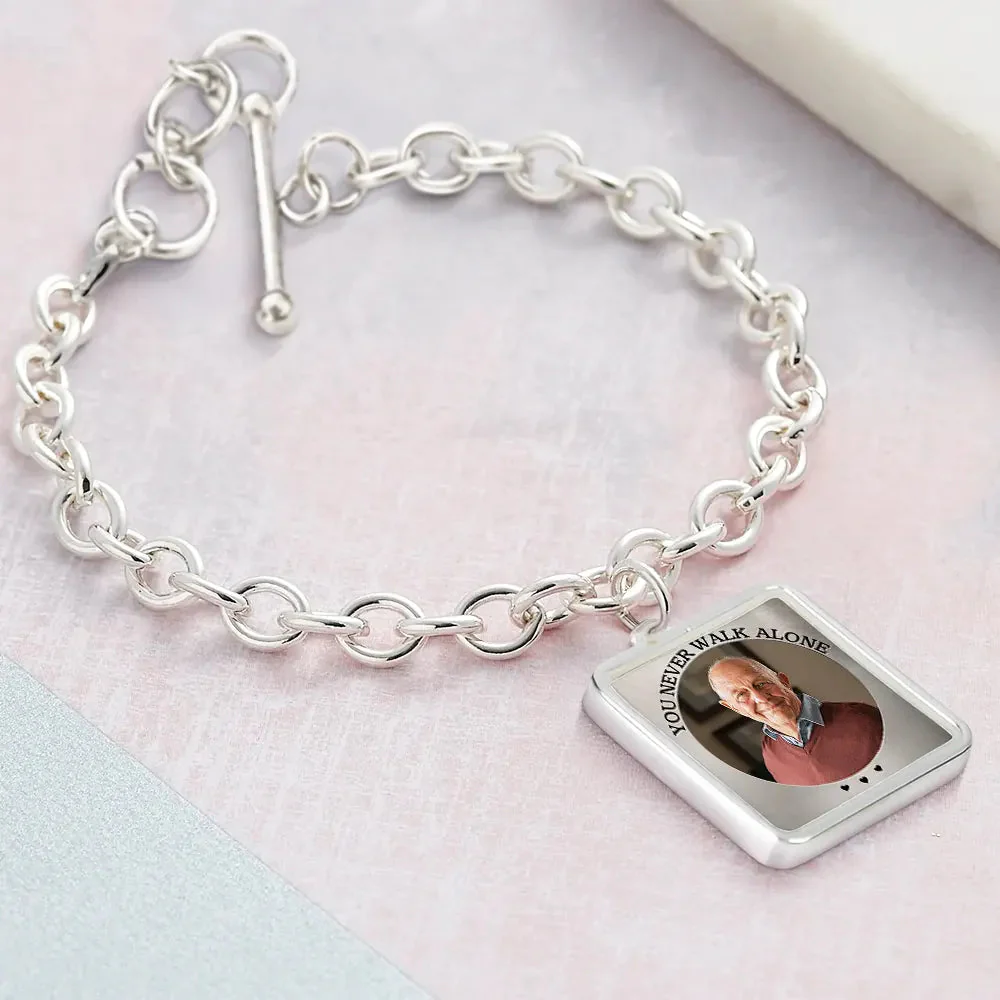 I'm Always With You - Memorial Personalized Photo Charm Bracelet - Image 6