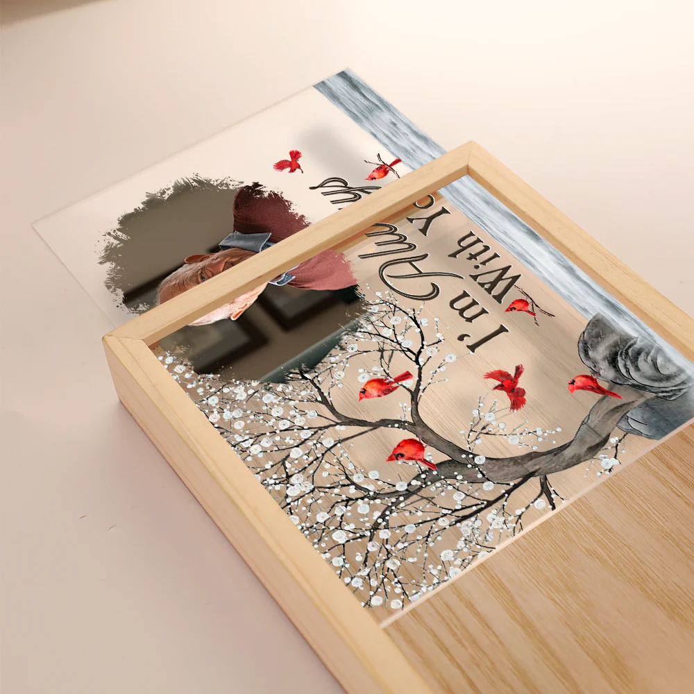 I'm Always With You - Personalized Photo Frame Light Box - Image 4
