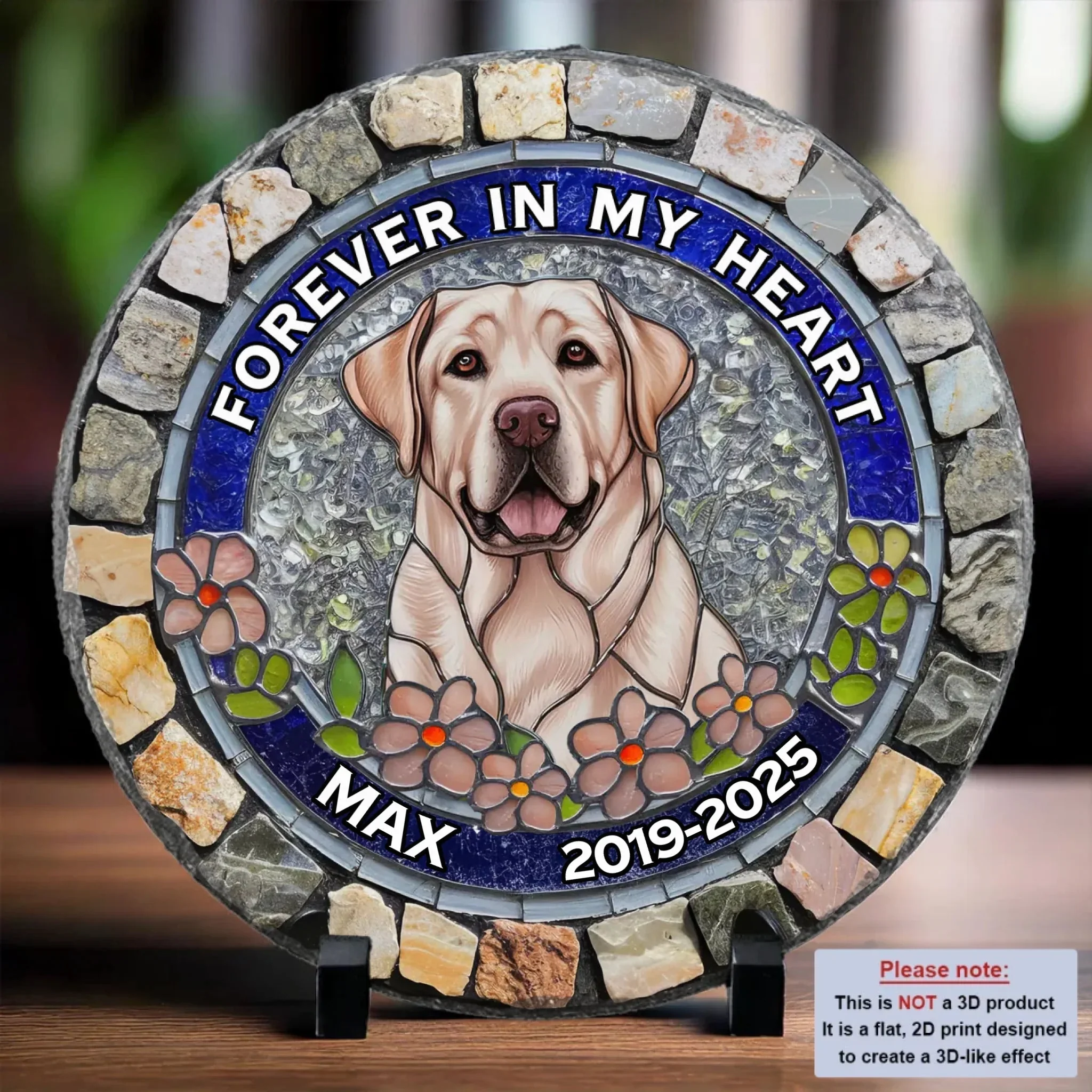 I'm Always With You - Personalized Photo Memorial Stone Slate Gift For Dog/Pet Lover - Image 6