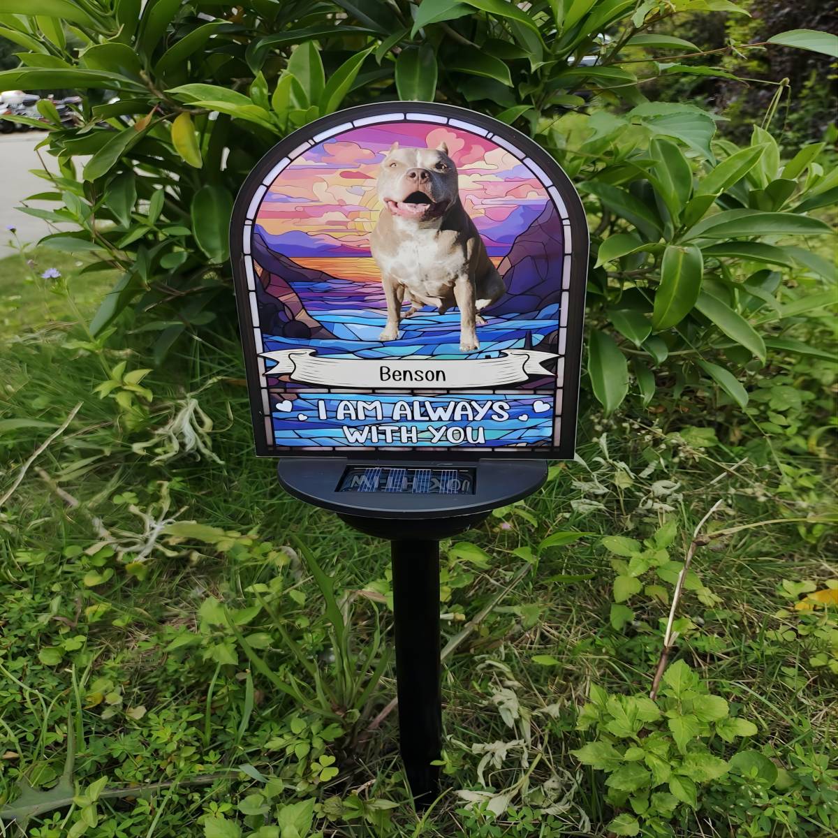 I'm Always With You - Personalized Photo Solar Light - Image 6