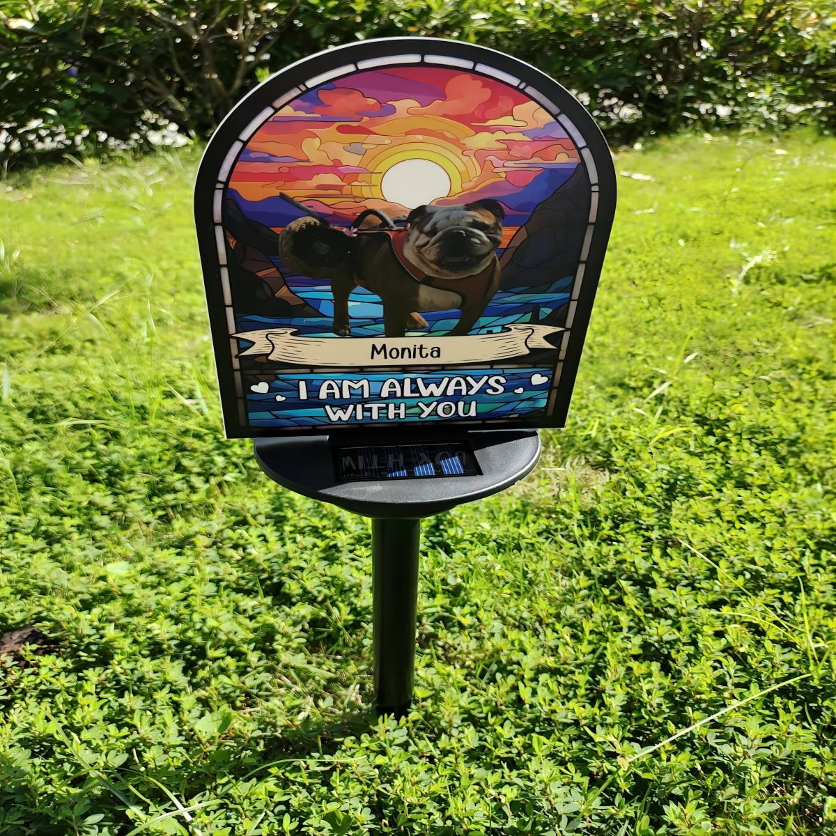 I'm Always With You - Personalized Photo Solar Light - Image 7