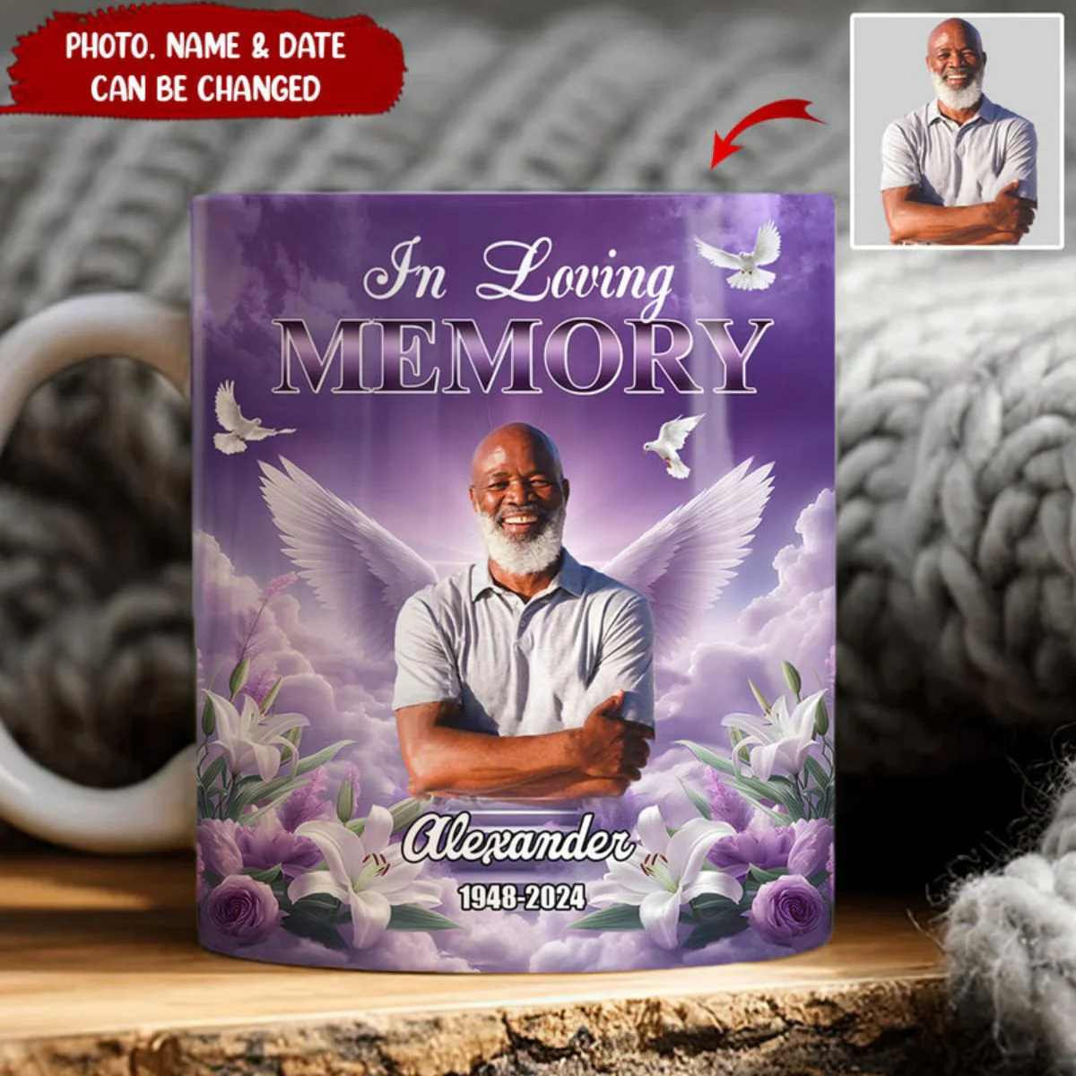 In Loving Memory Of The One You Loved Personalized Memorial Mug - Image 3