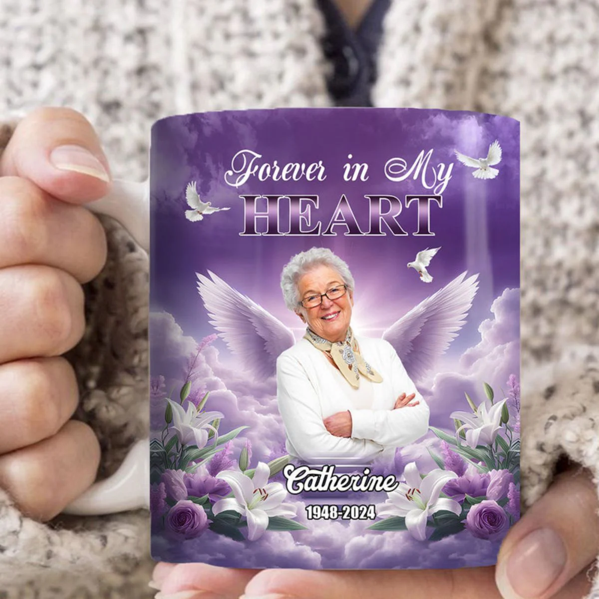 In Loving Memory Of The One You Loved Personalized Memorial Mug - Image 4