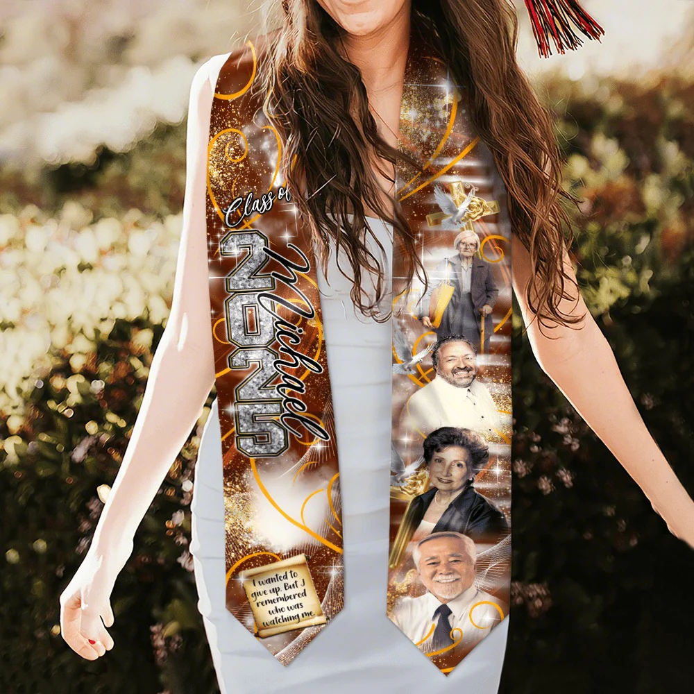 In Loving Memory - Personalized Graduation Sashes And Stoles - Image 3