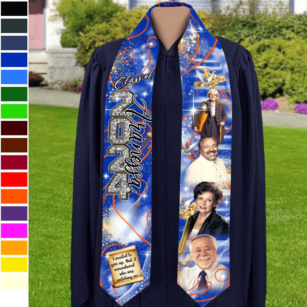 In Loving Memory - Personalized Graduation Sashes And Stoles - Image 4