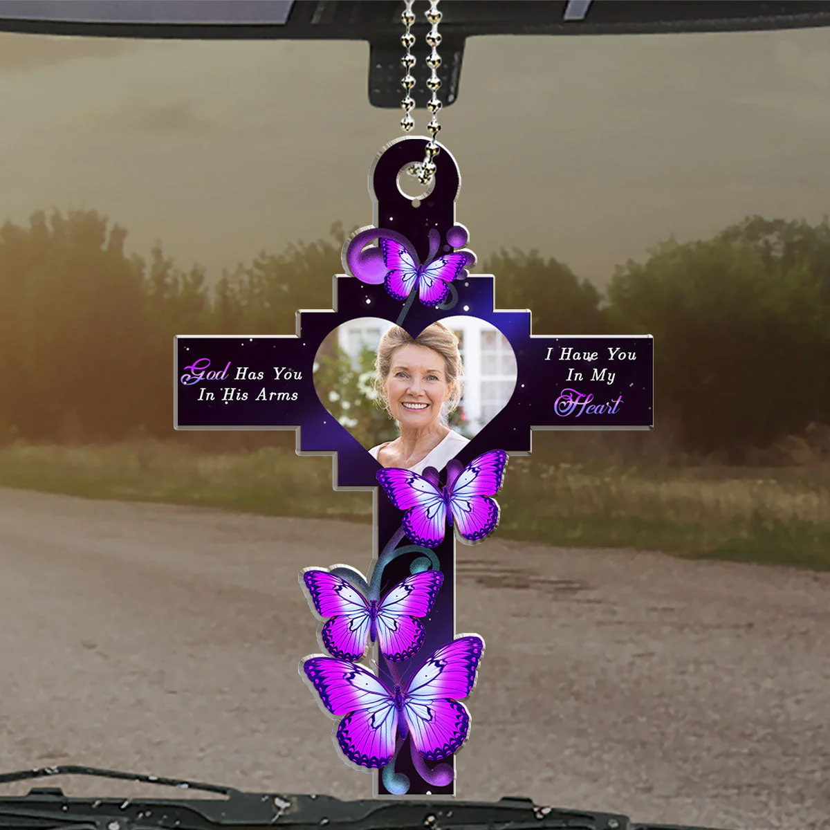 In My Heart - Personalized Acrylic Ornament - Image 4