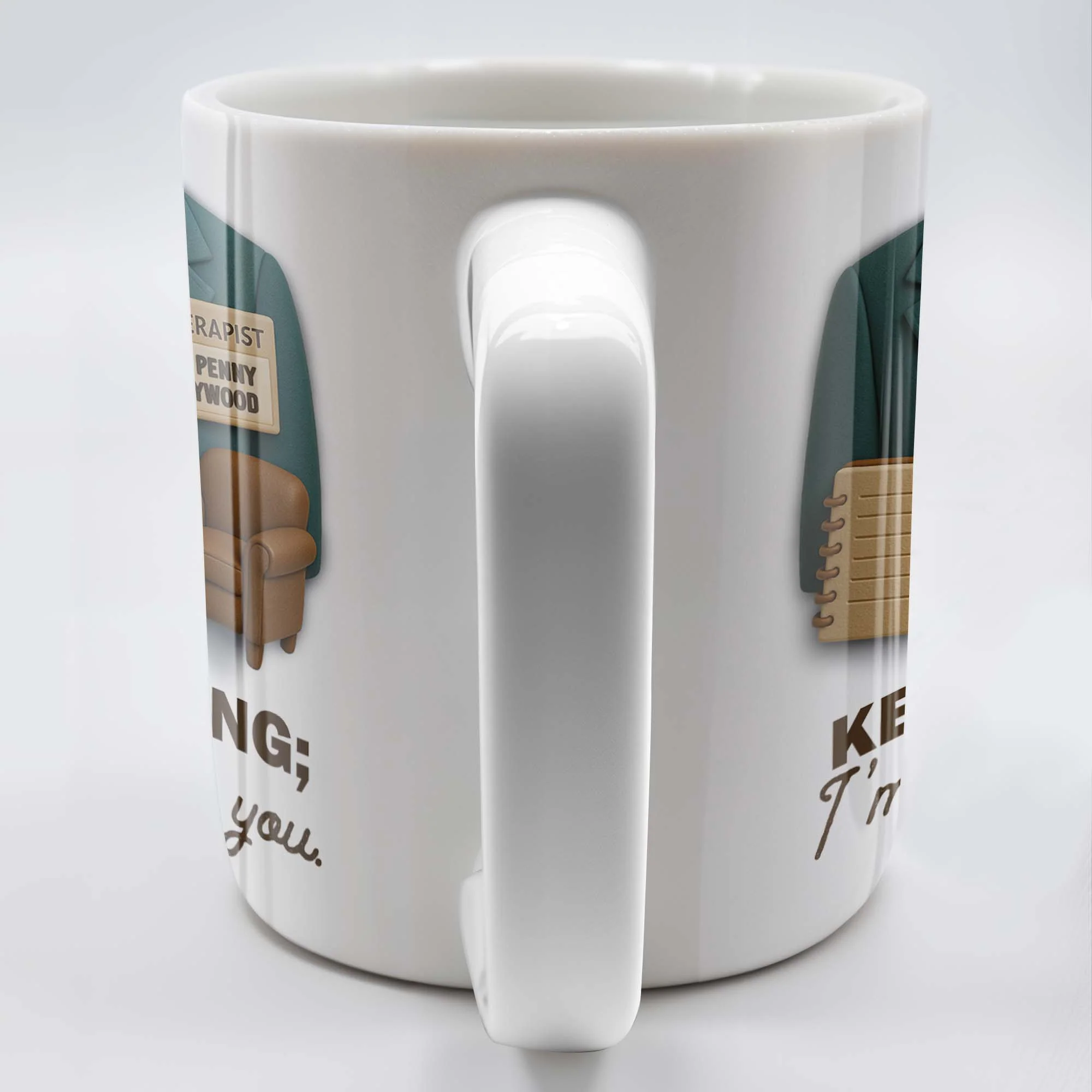Keep Talking; I'm diagnosing you, Therapist Jacket, Notebook, Chair, Personalized Coffee Mug, Gift For Therapists - Image 7