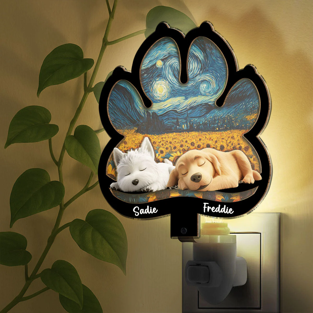 Lay Here With Me - Personalized Custom Wood And Acrylic Night Light - Image 2