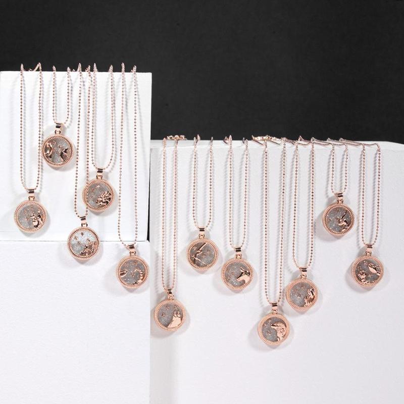 Libra-12 Constellation Zodiac Sign Necklace - Image 7