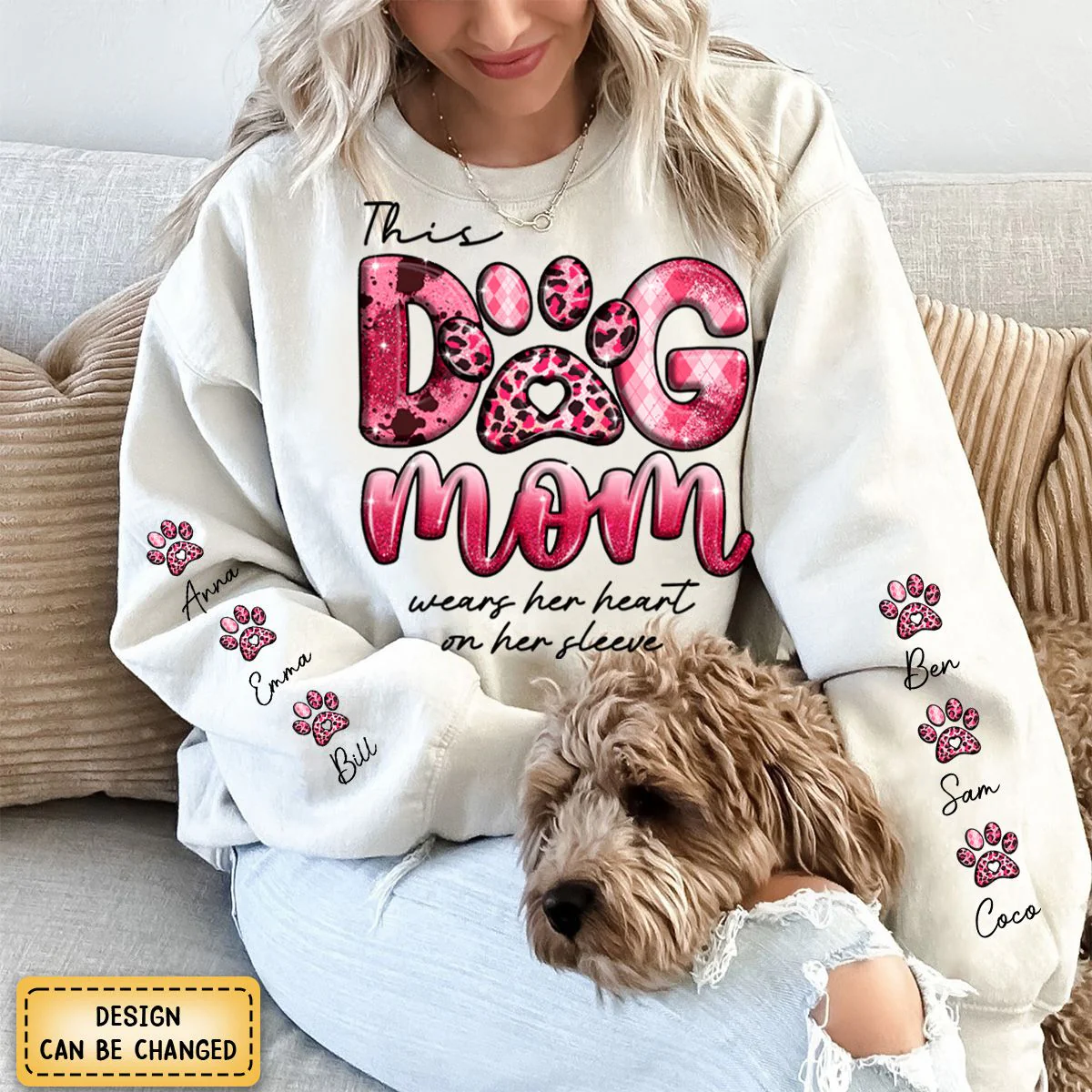 Life Is Better With Dog - Dog mom Personalized Sweatshirt - Image 4