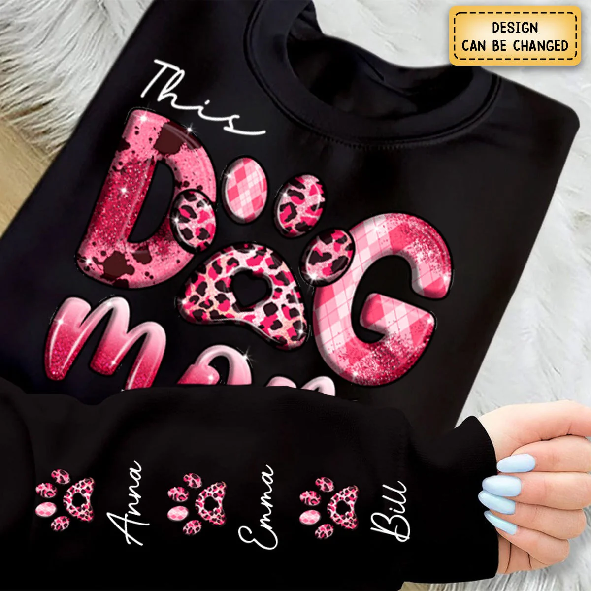 Life Is Better With Dog - Dog mom Personalized Sweatshirt - Image 5