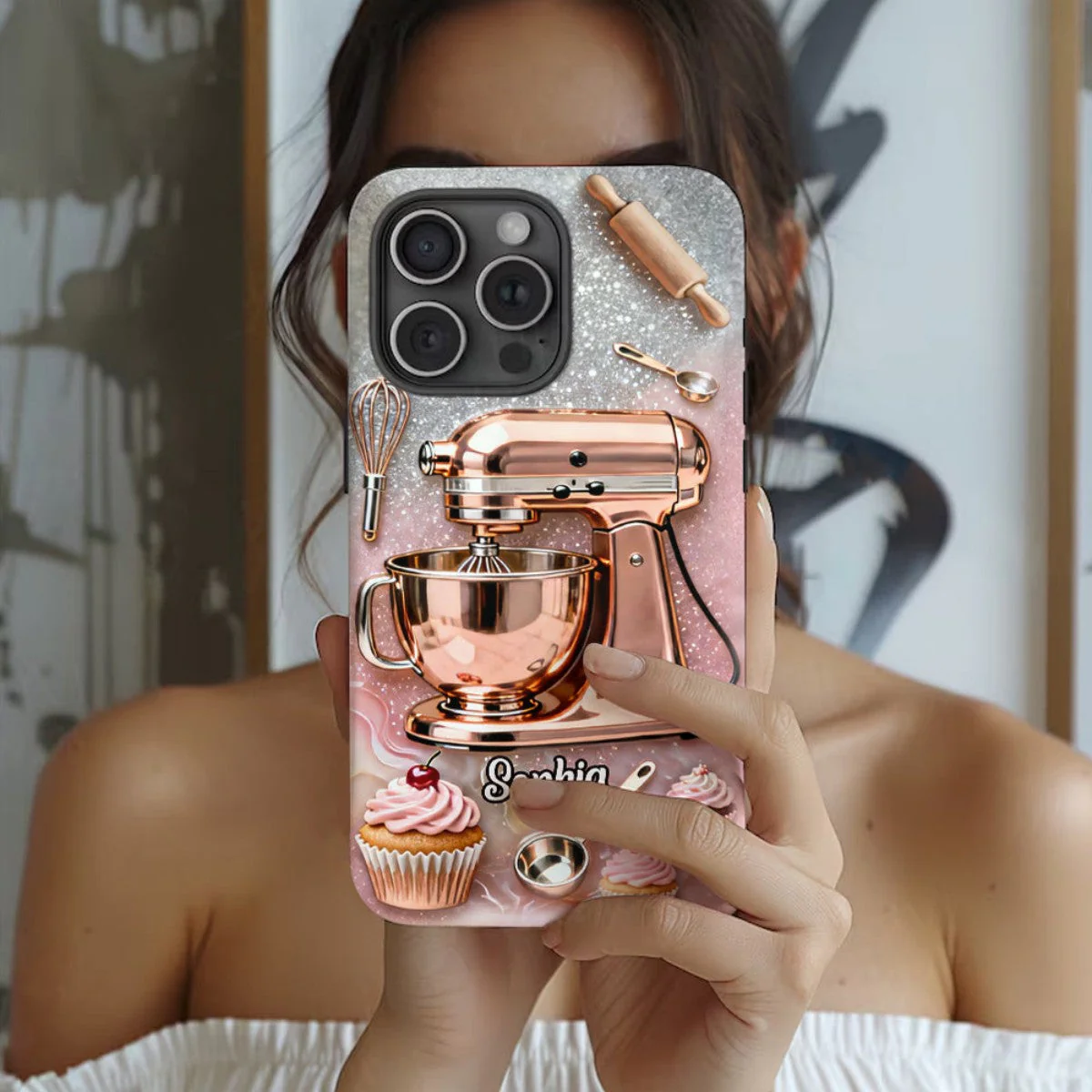 Love Baking - Personalized Baking Phone Case - Image 2
