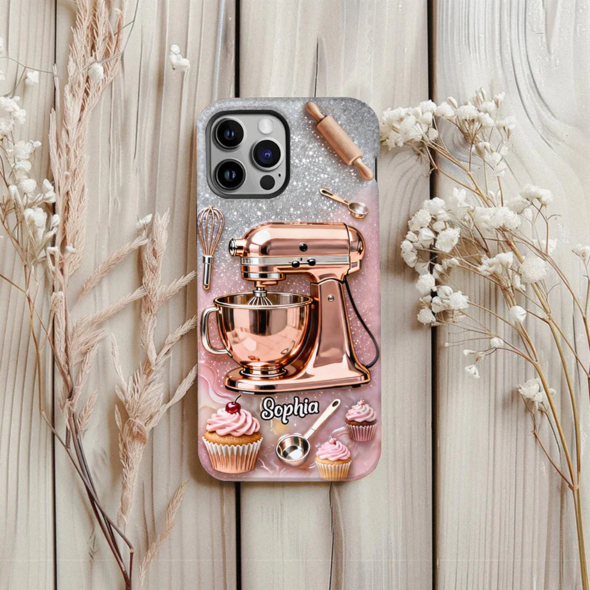 Love Baking - Personalized Baking Phone Case - Image 3