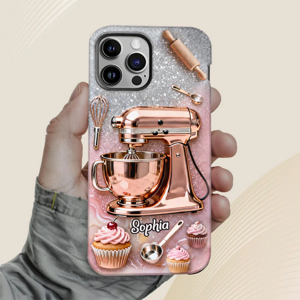 Love Baking - Personalized Baking Phone Case - Image 6