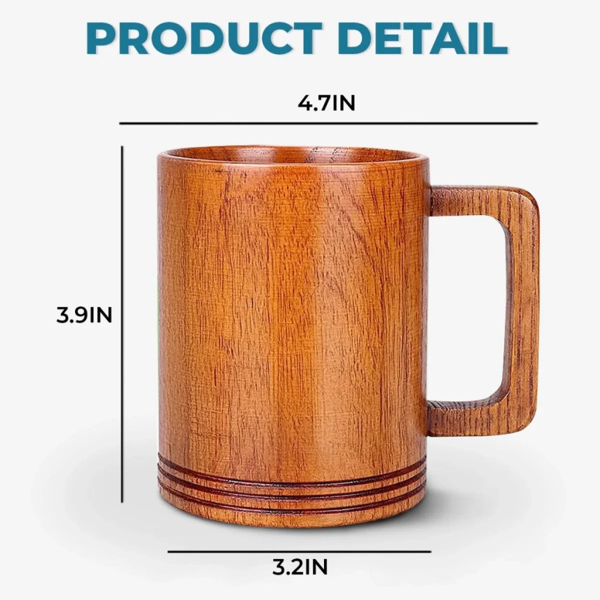 Love Found Its Way Couple Personalized Custom Wooden Mug - Image 4