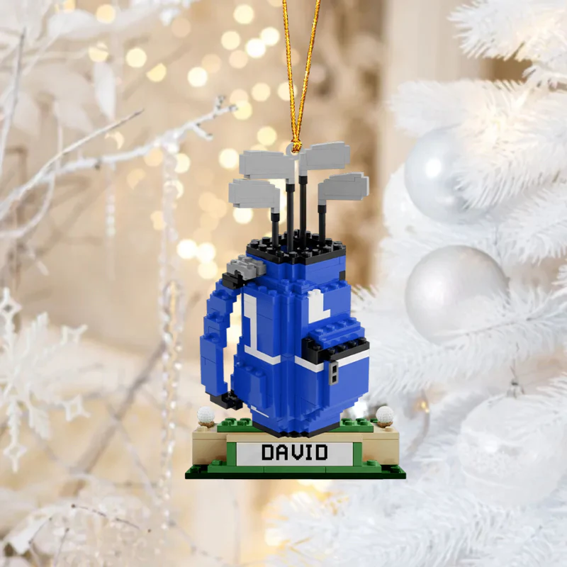Love Golf - Personalized Golf Acrylic Ornament - Image 2