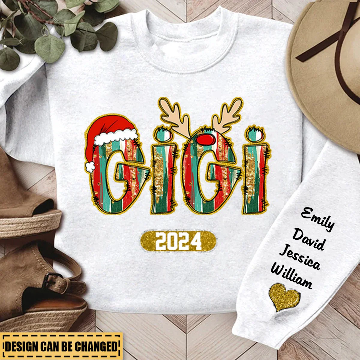 Love Grandmalife Personalized Sweatshirt - For Nana Mimi - Custom Kid Names - Image 4