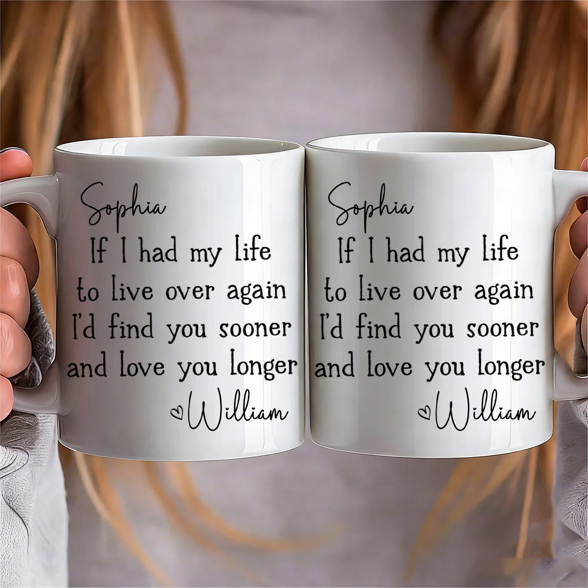Love You Longer - Personalized Custom Coffee Mug - Image 6
