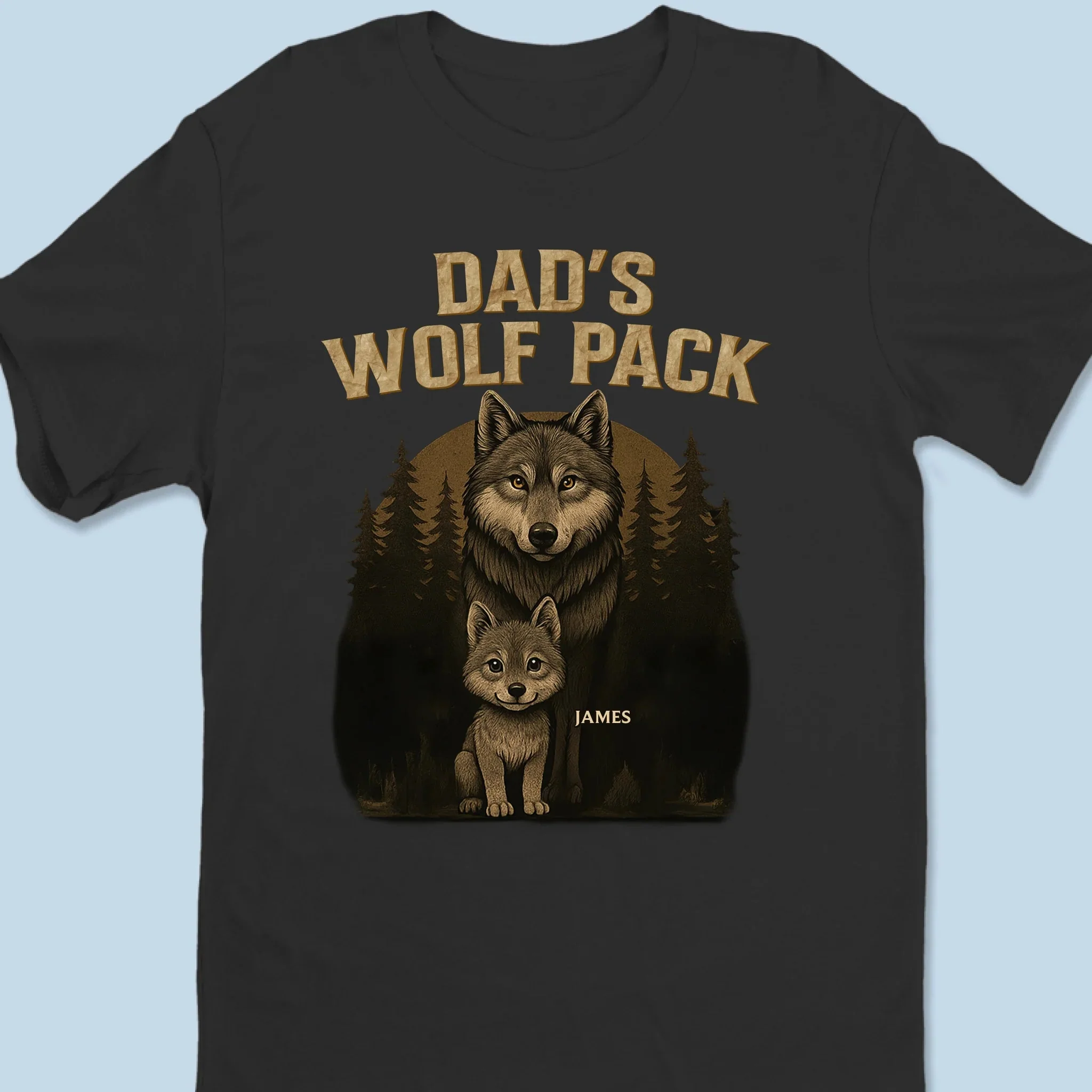 Loyal Brave Always Together - Family Personalized Pure Cotton T-shirt - Image 2