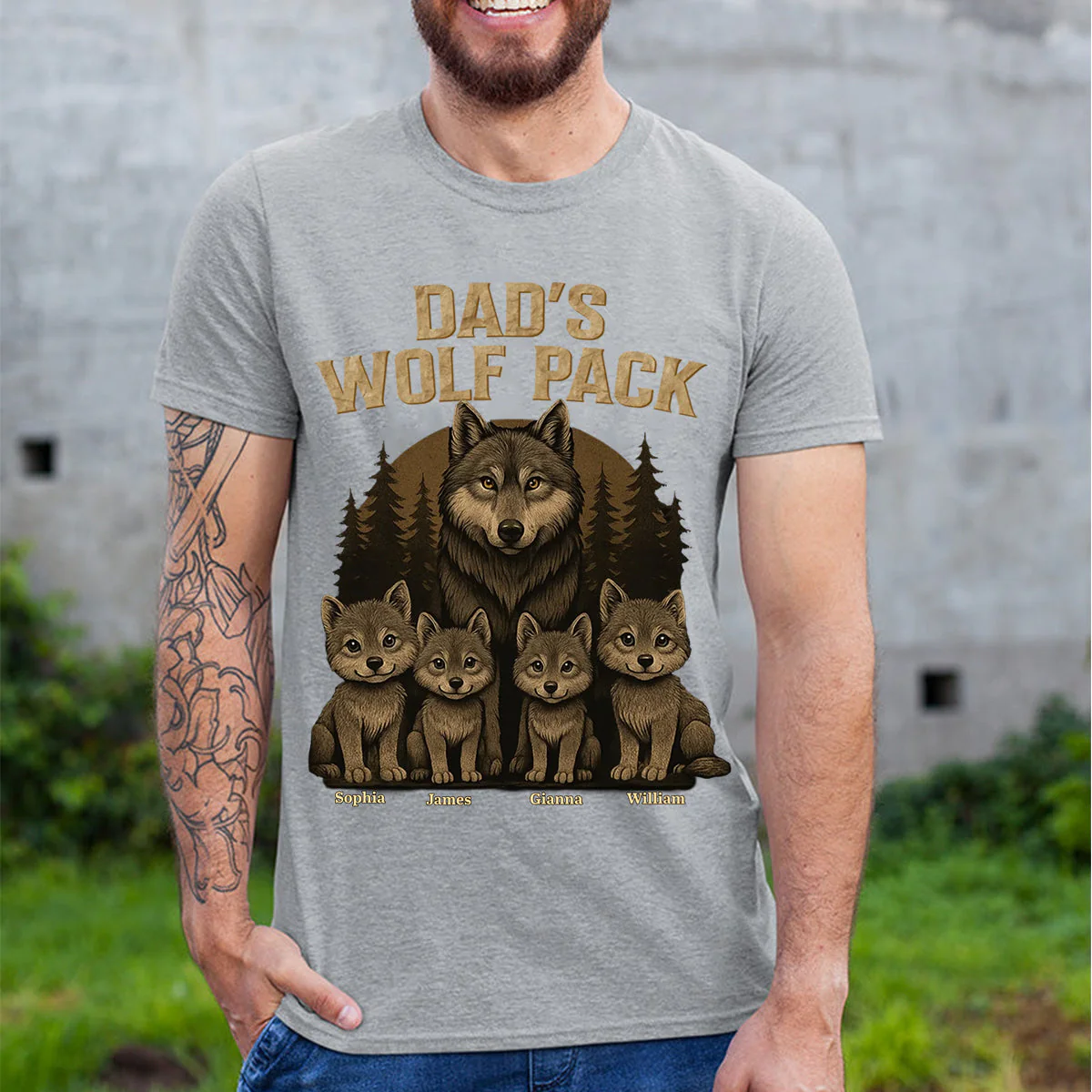 Loyal Brave Always Together - Family Personalized Pure Cotton T-shirt - Image 7