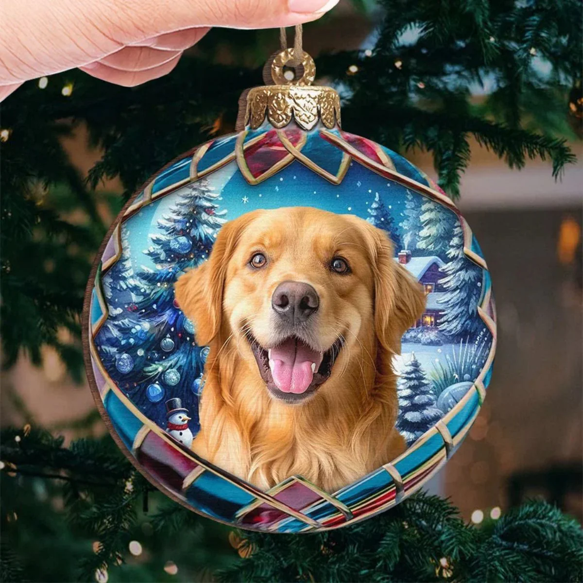 Make Our Lives Whole Personalized Acrylic Ornament - Image 4