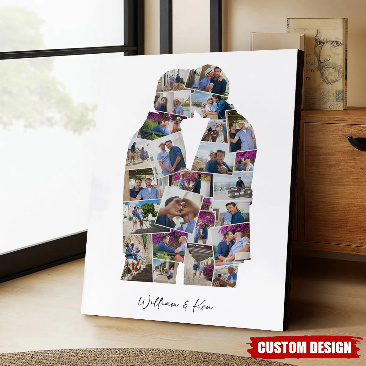 LGBT Couple - Personalized Photo Collage Poster Gift - Image 3