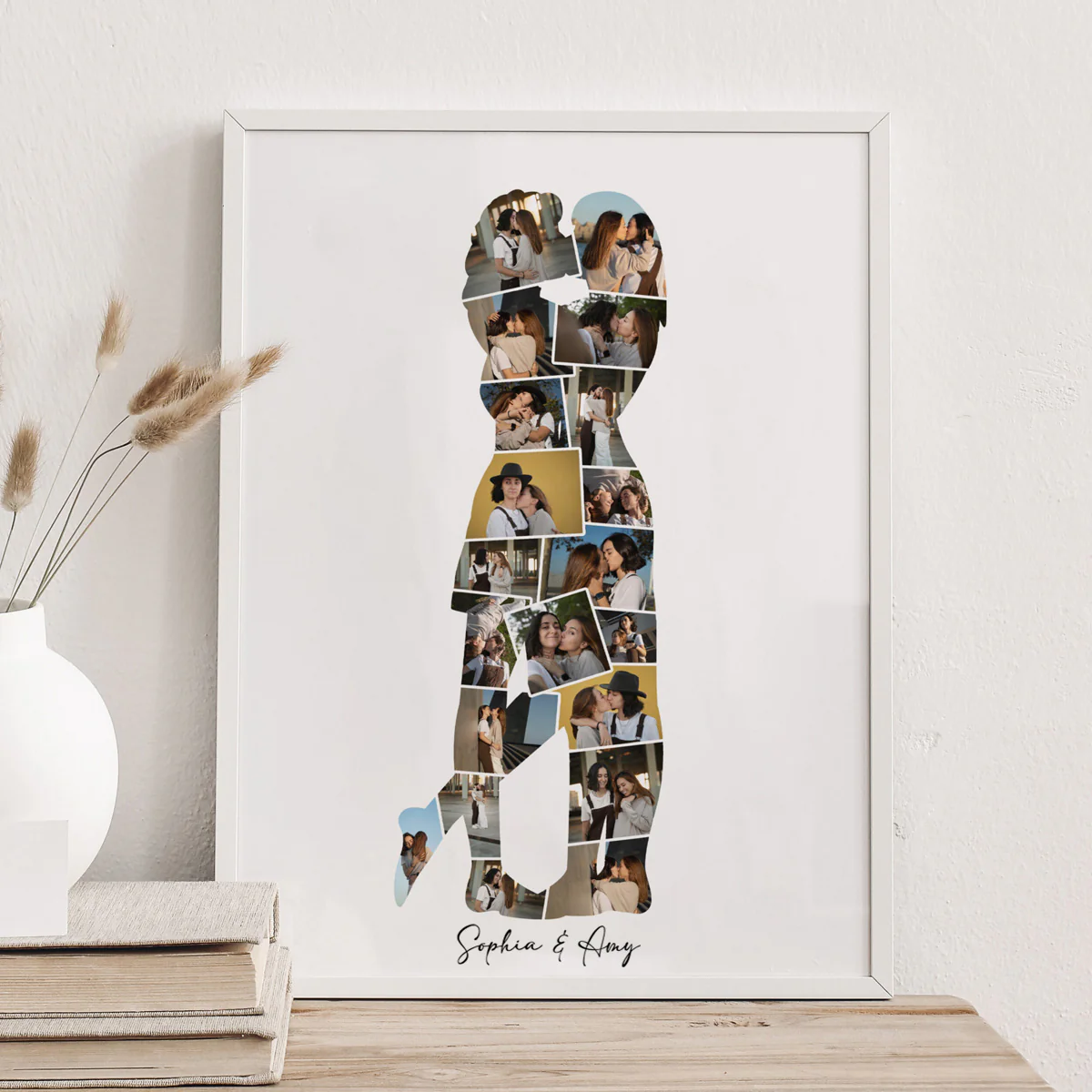 LGBT Couple - Personalized Photo Collage Poster Gift - Image 4