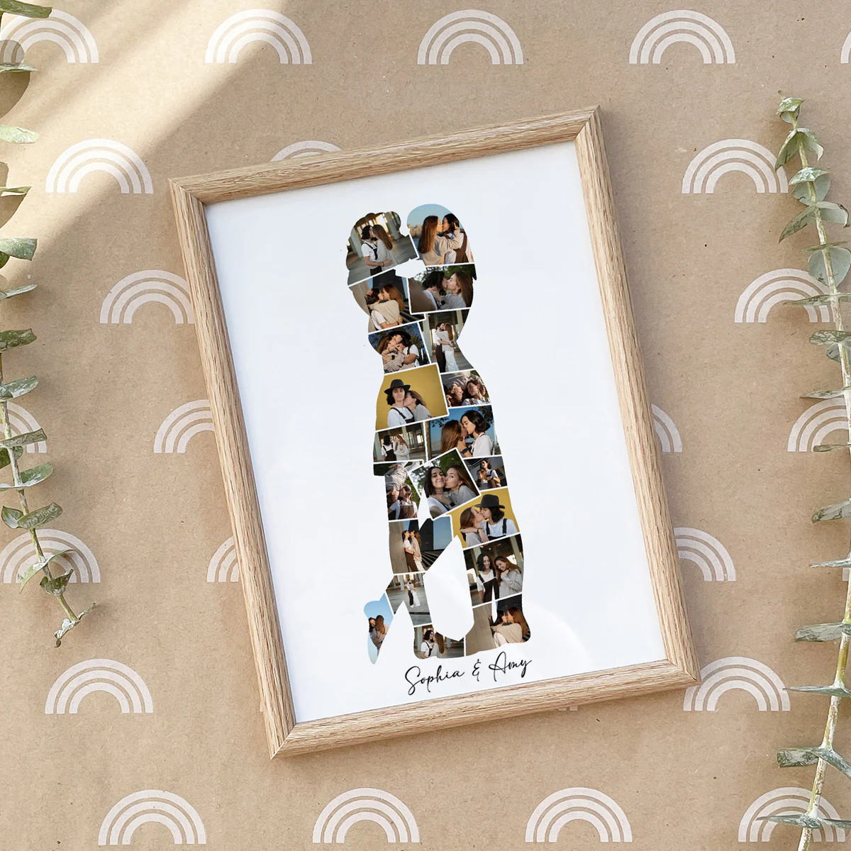 LGBT Couple - Personalized Photo Collage Poster Gift - Image 5