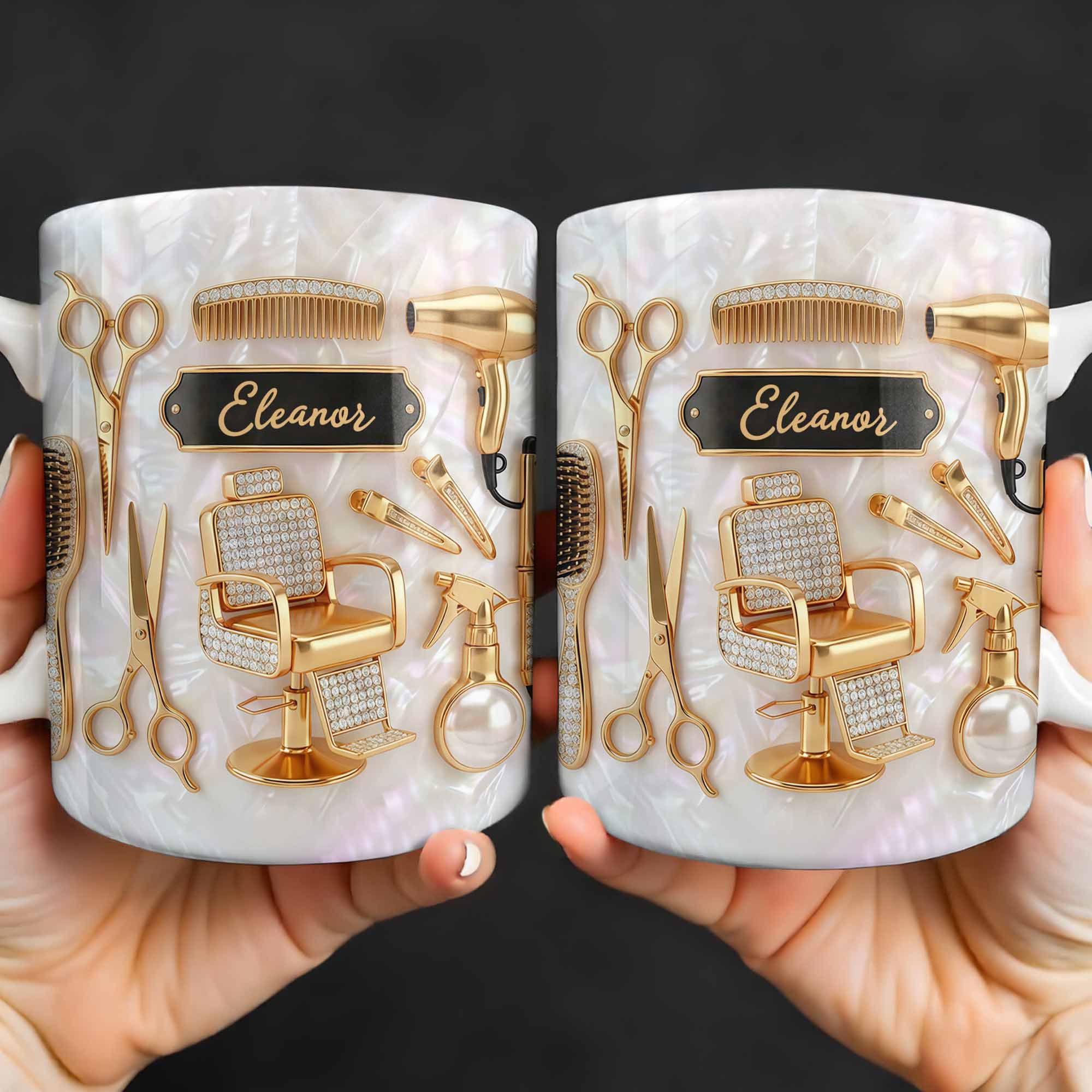 Master of Style 3D Effect Personalized Coffee Mug Gift for Hairstylist Lovers