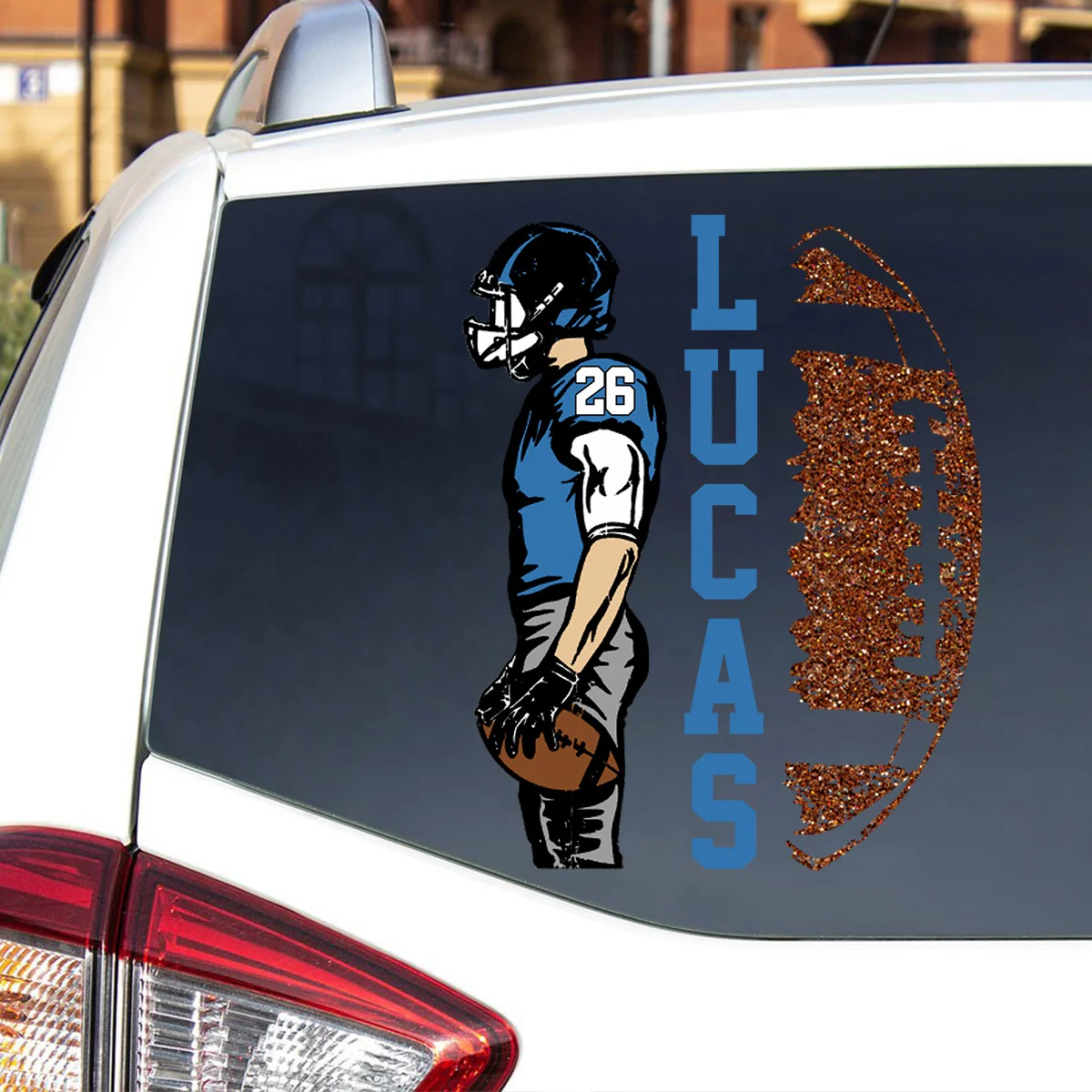 Matching Football Player - Personalized Football Decals Football Game Day - Image 6