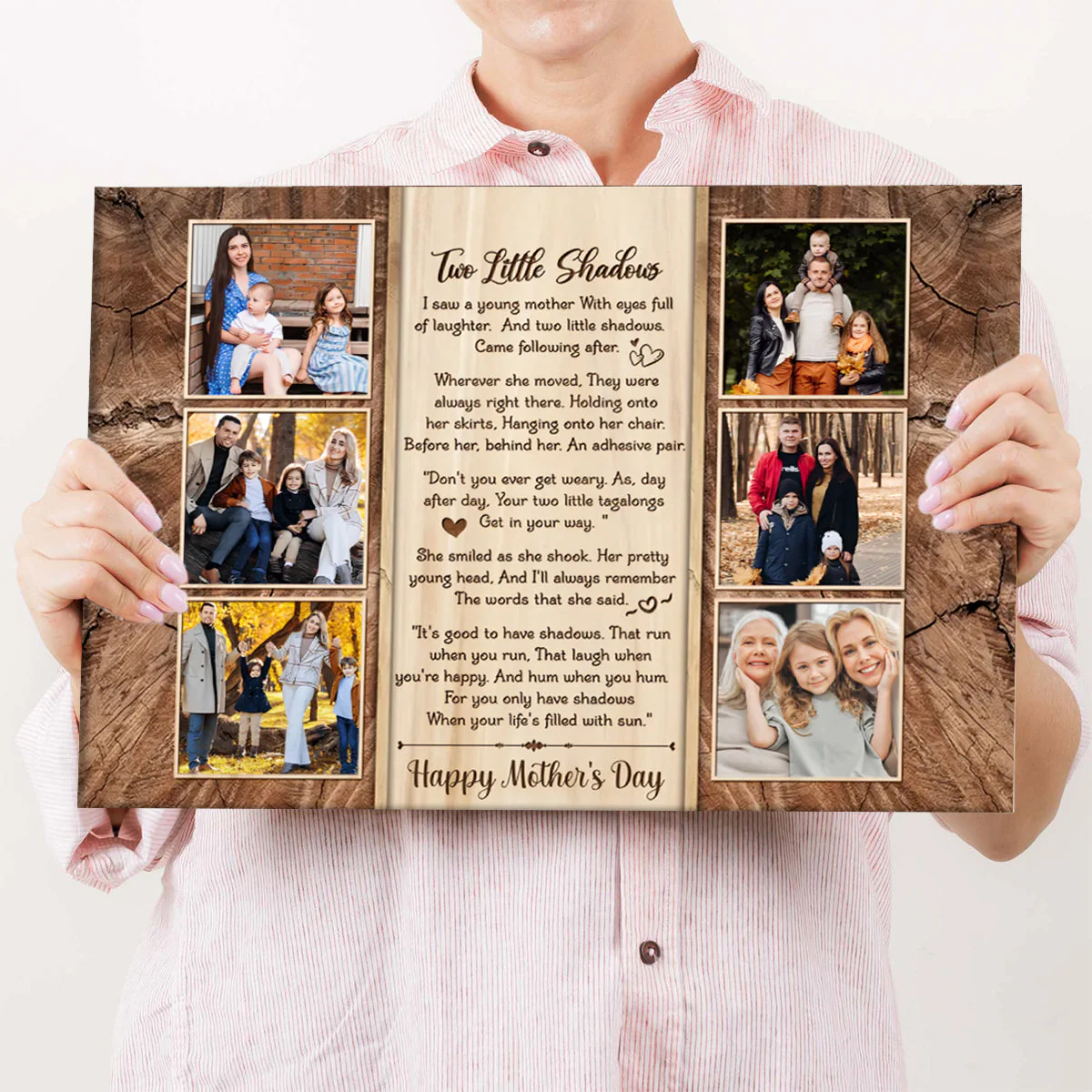 Meaningful Poem Gift For Mom, Custom Photo Canvas - Image 3