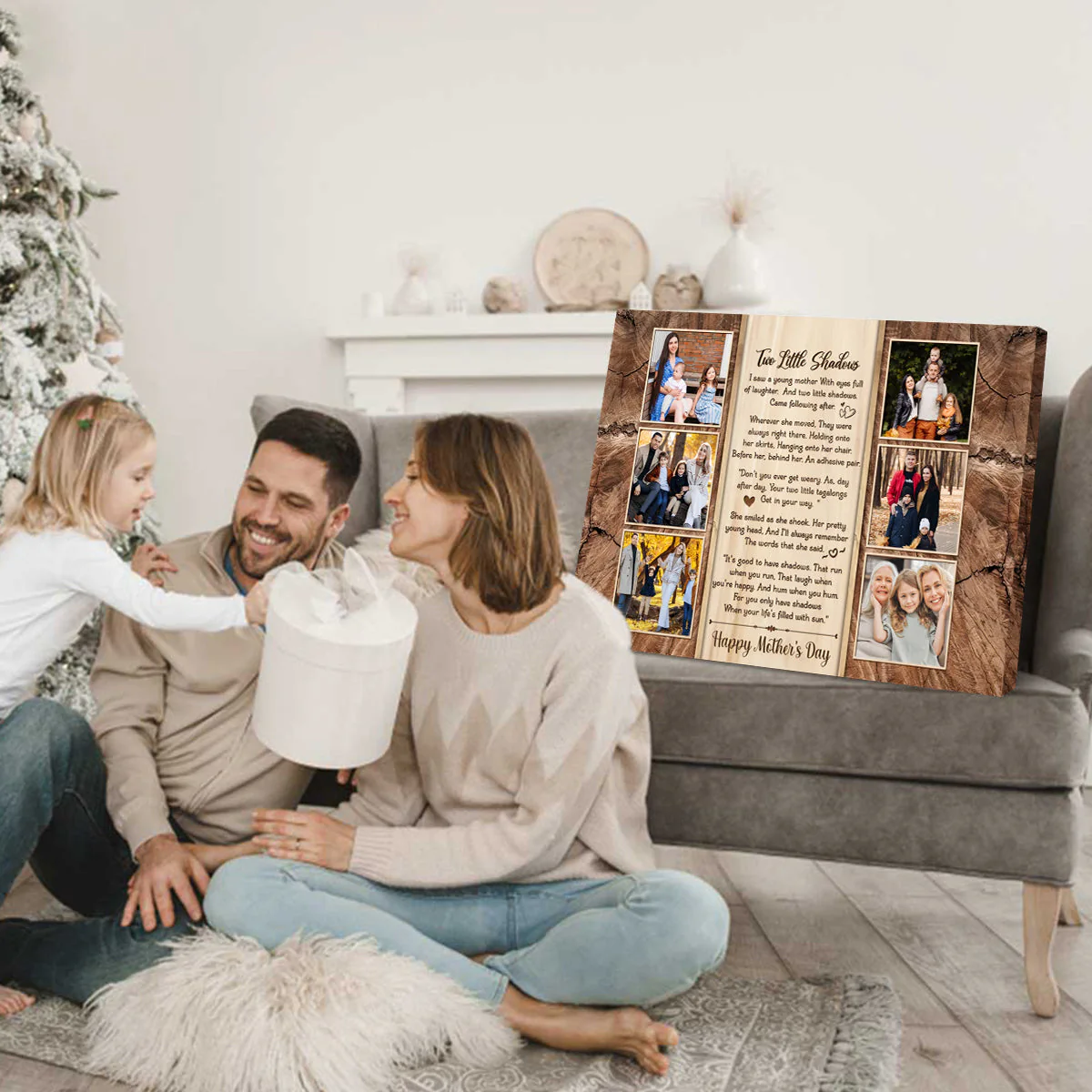 Meaningful Poem Gift For Mom, Custom Photo Canvas - Image 4