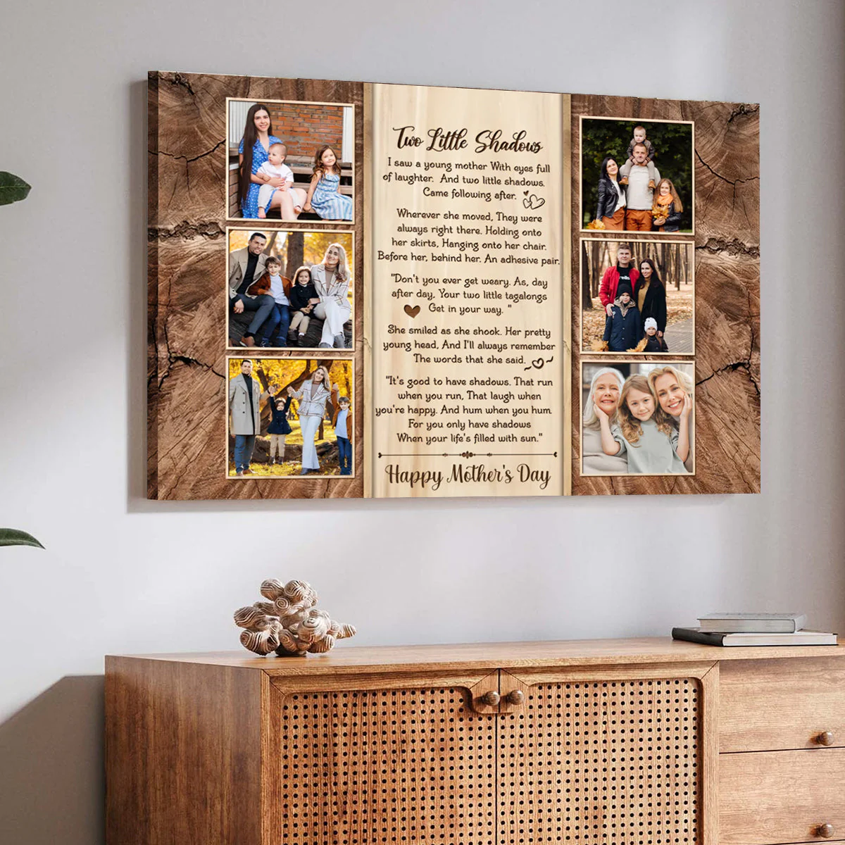 Meaningful Poem Gift For Mom, Custom Photo Canvas - Image 9