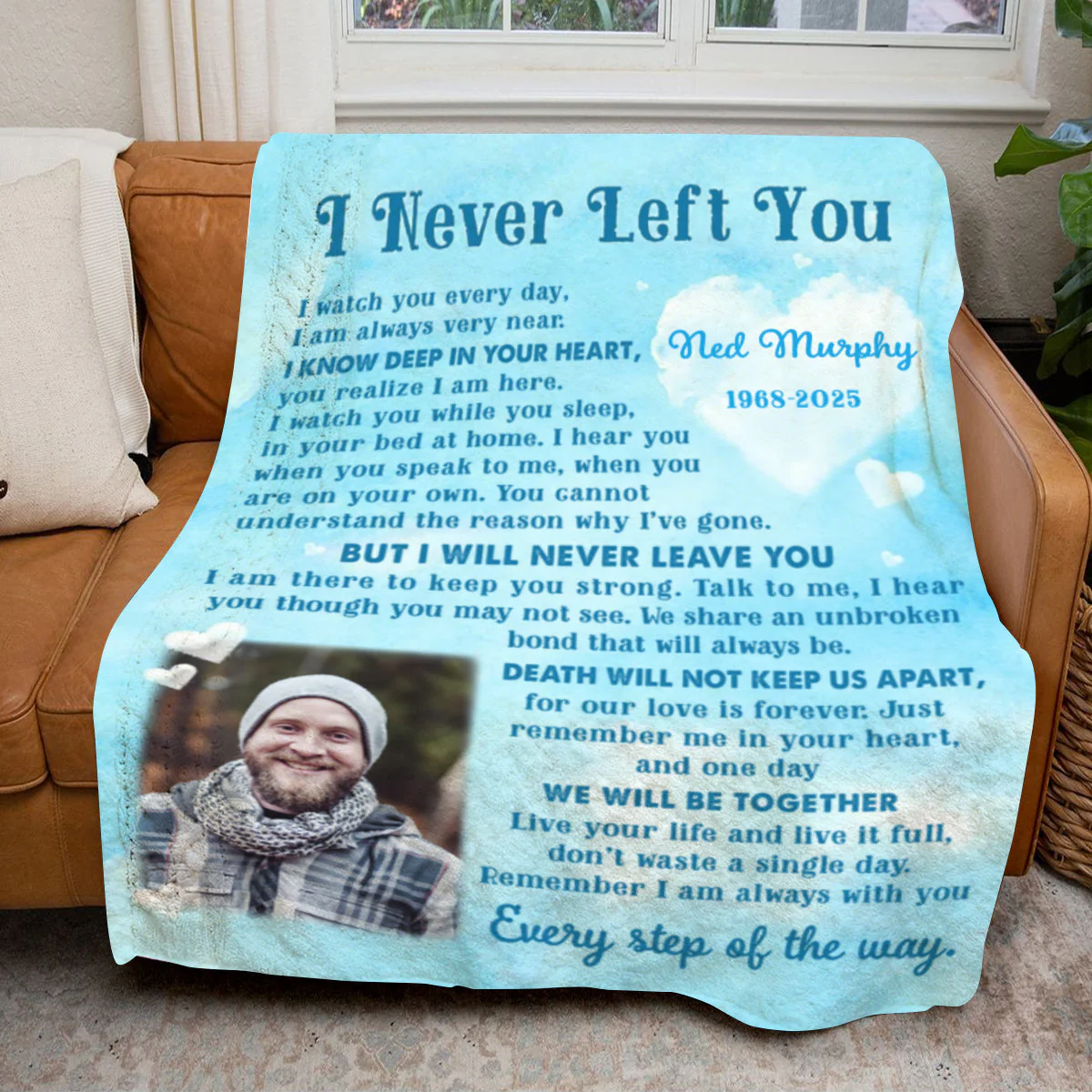 Memorial Gift For Loss Of Loved Ones Personalized Blanket - Image 7