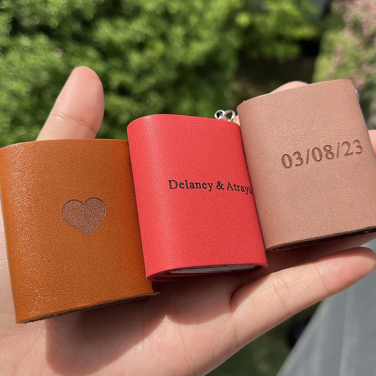 Mini personalized photo album, birthday gift album keychain, Valentine's Day gift - Image 4