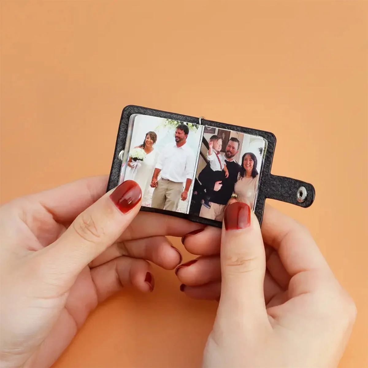 Mini personalized photo album, birthday gift album keychain, Valentine's Day gift - Image 7
