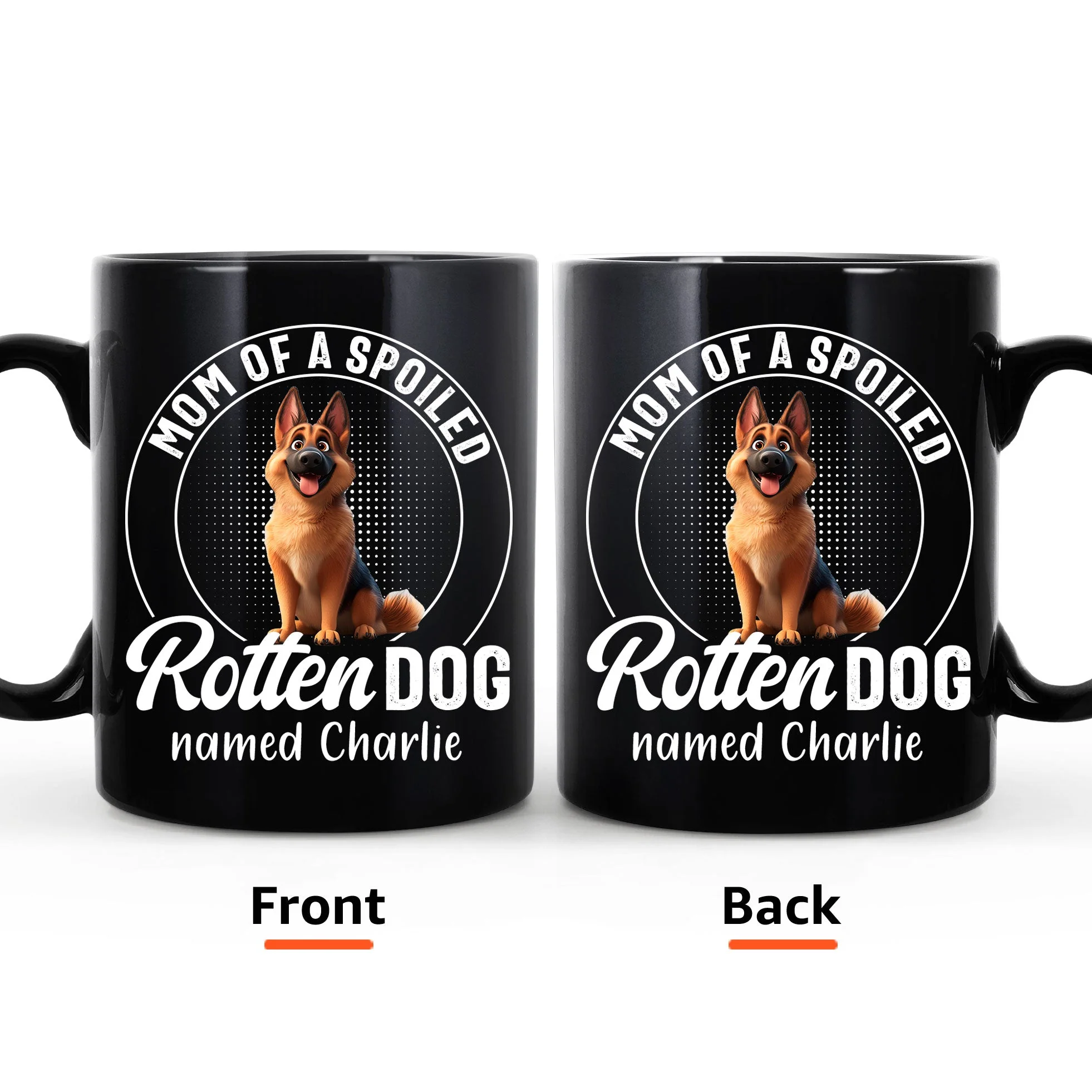 Mom Of Spoiled Rotten Dogs - Funny Personalized Mug Gift For Dog Lover - Image 3