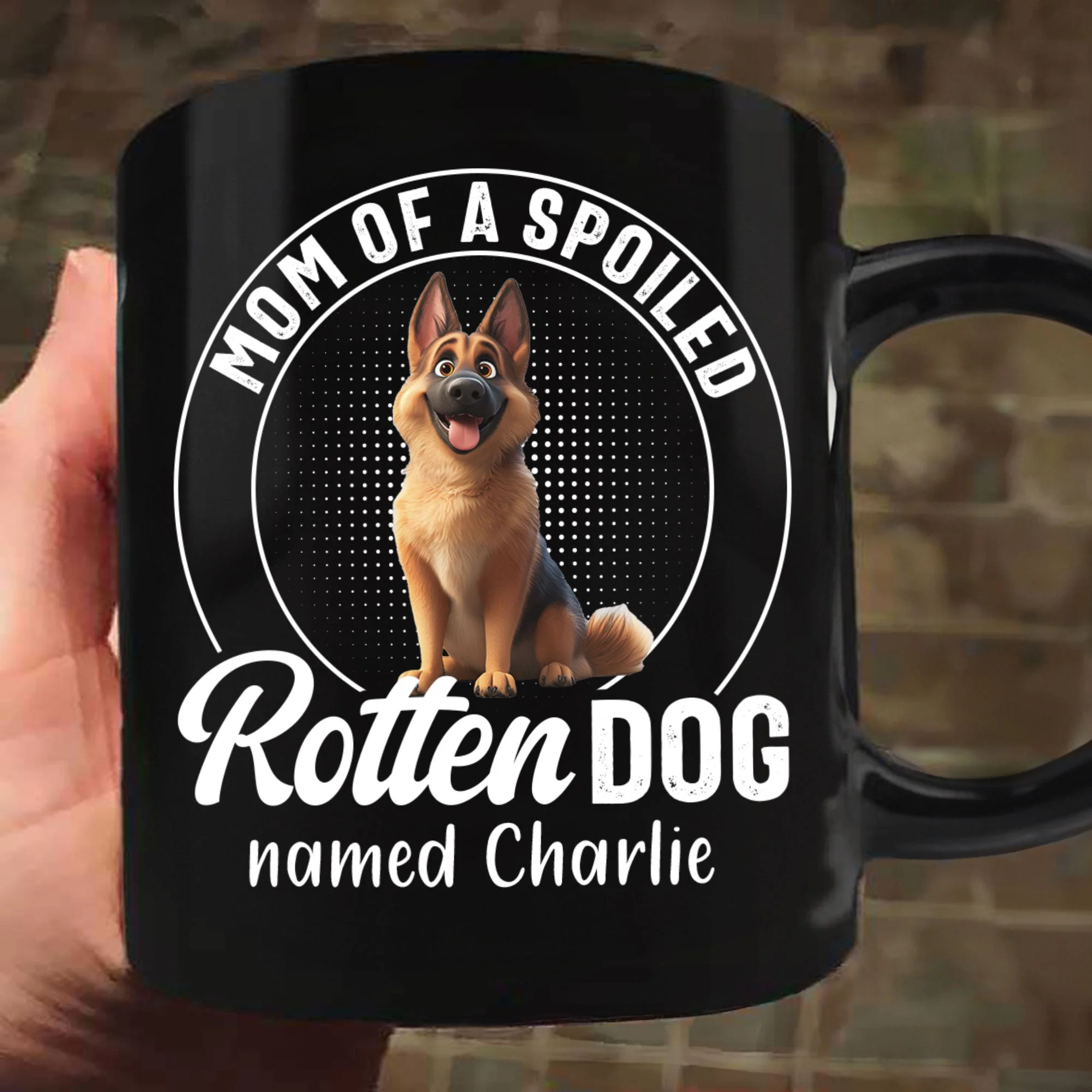 Mom Of Spoiled Rotten Dogs - Funny Personalized Mug Gift For Dog Lover - Image 4