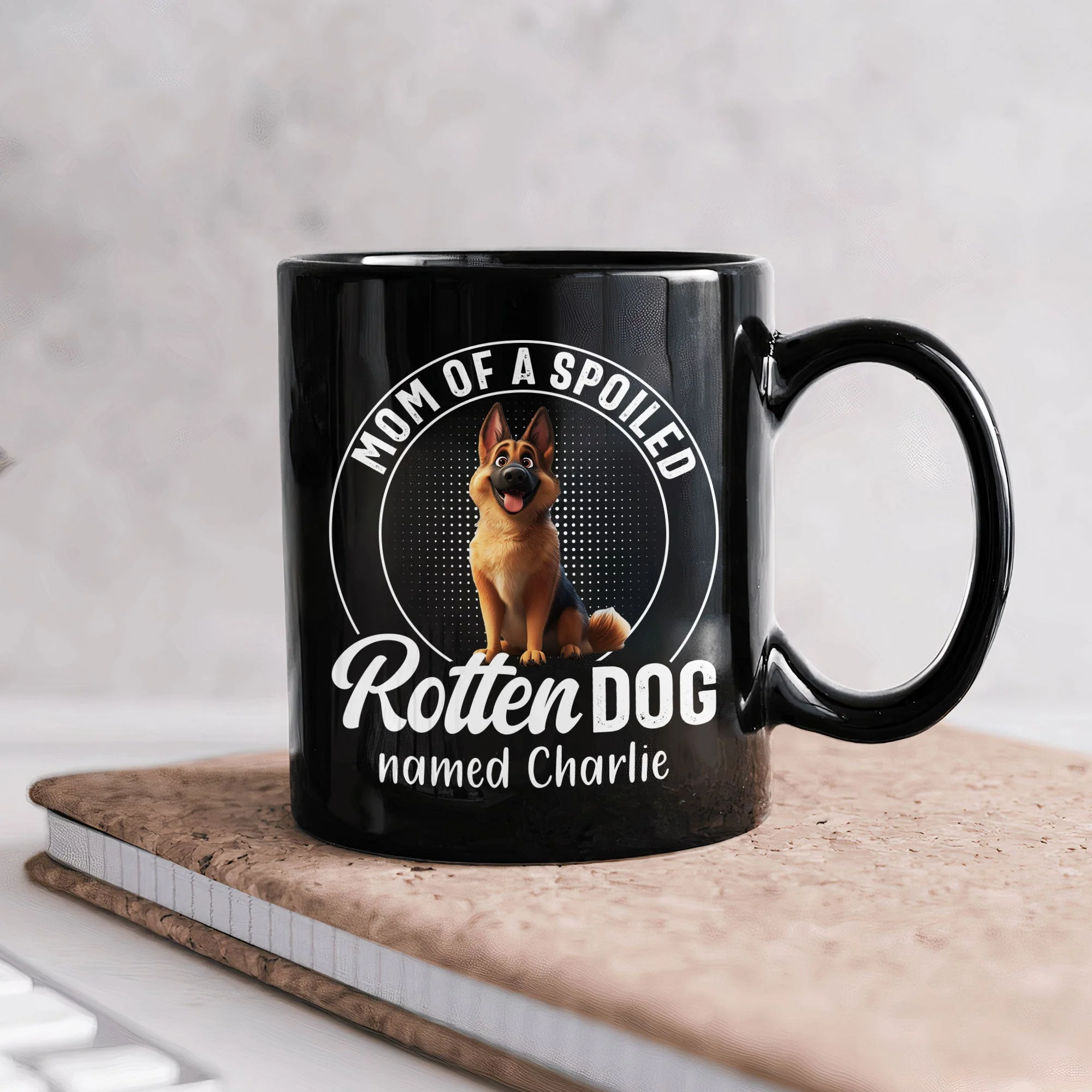 Mom Of Spoiled Rotten Dogs - Funny Personalized Mug Gift For Dog Lover - Image 5