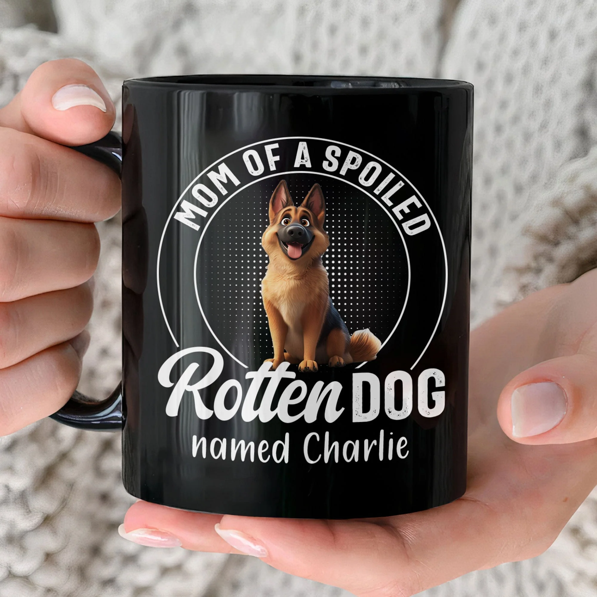 Mom Of Spoiled Rotten Dogs - Funny Personalized Mug Gift For Dog Lover - Image 7