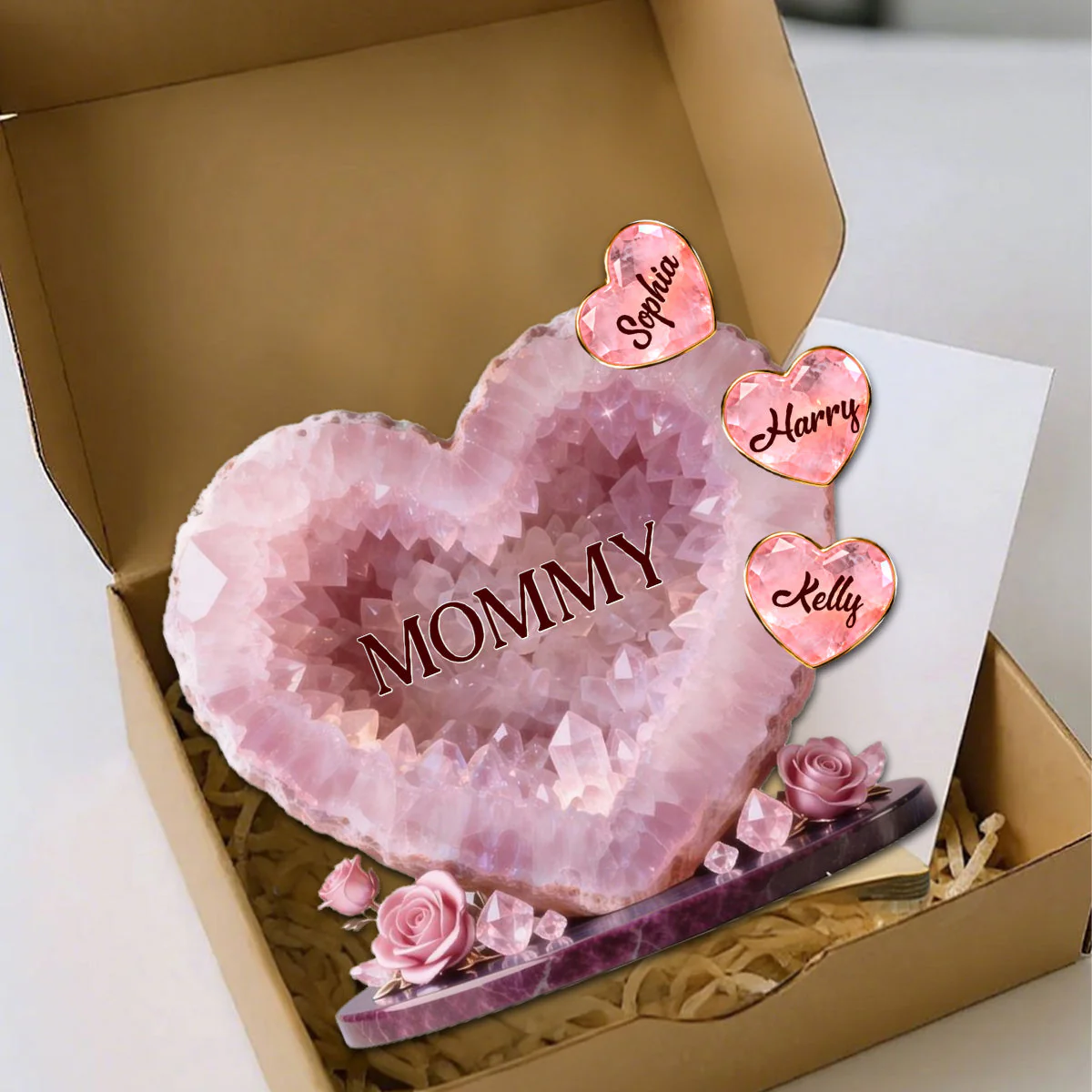 Mommy Heart - Acrylic Plaque Personalized Gifts For Mom - Image 4
