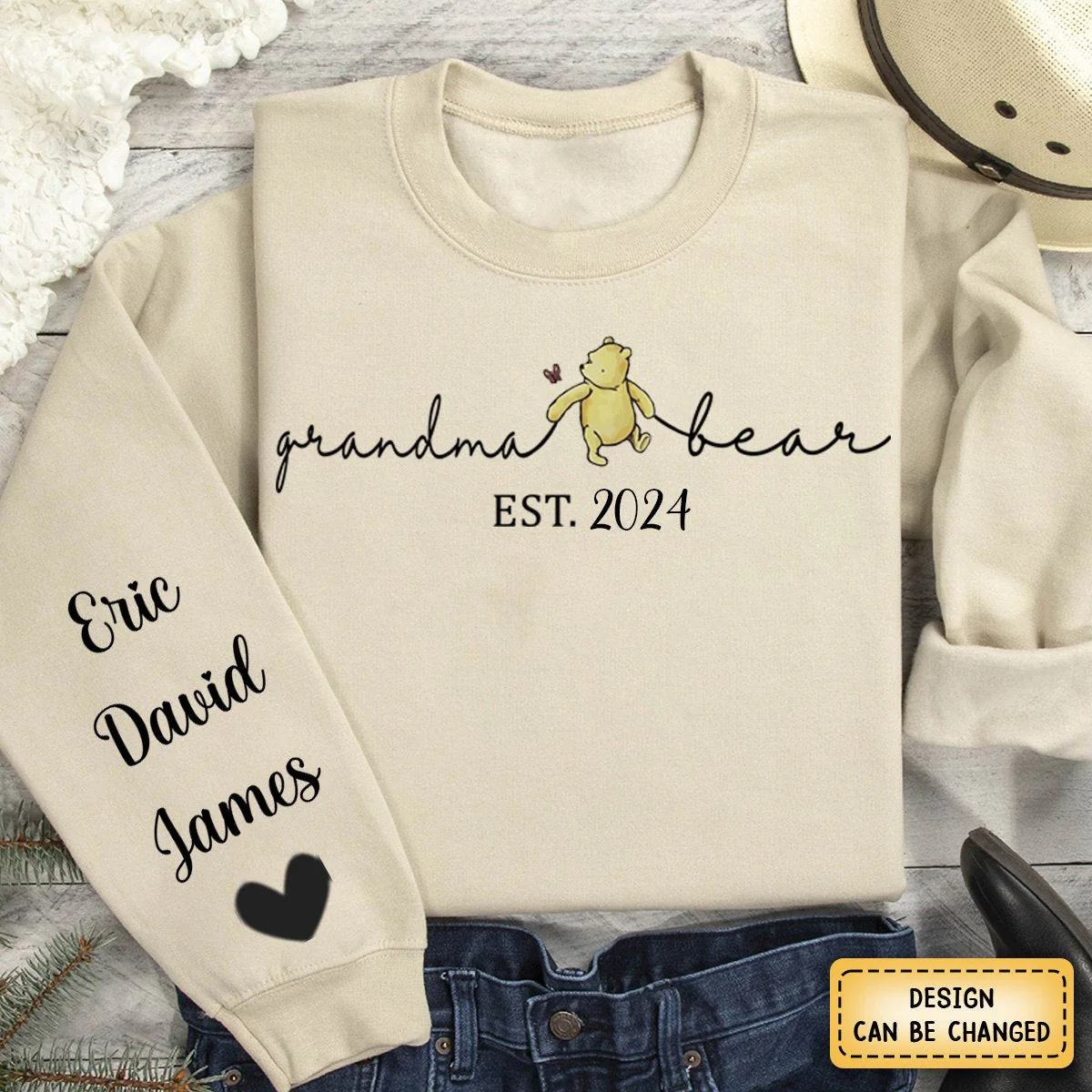 Motherhood Is The Greatest Thing - Family Personalized Sweatshirt - Image 4