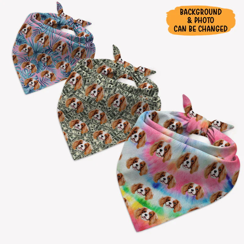 Multi Pattern Bandana Personalized Bandana Custom Gifts For Dog - Image 4