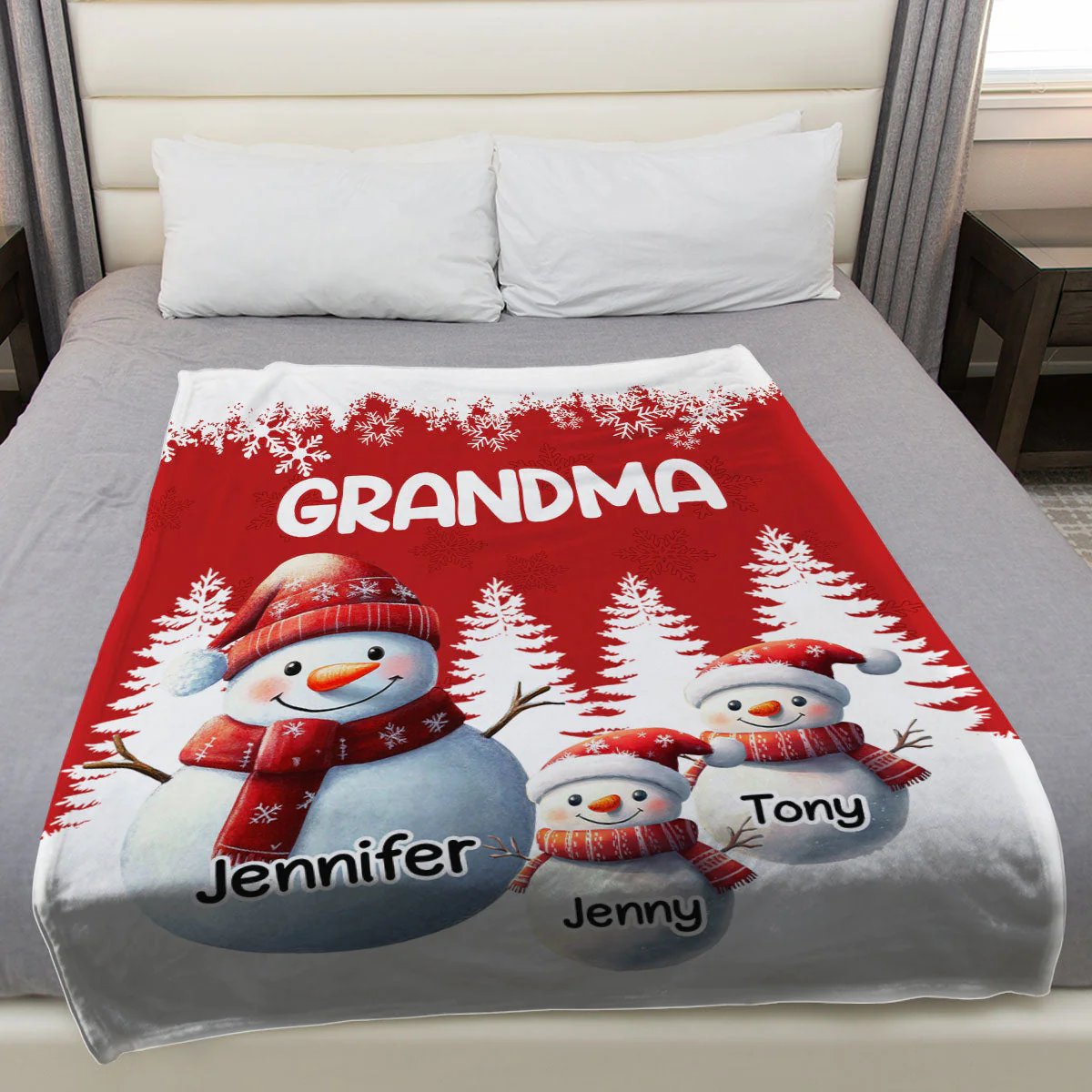 My Fav People Call Me - Personalized Custom Fleece Blanket - Image 3