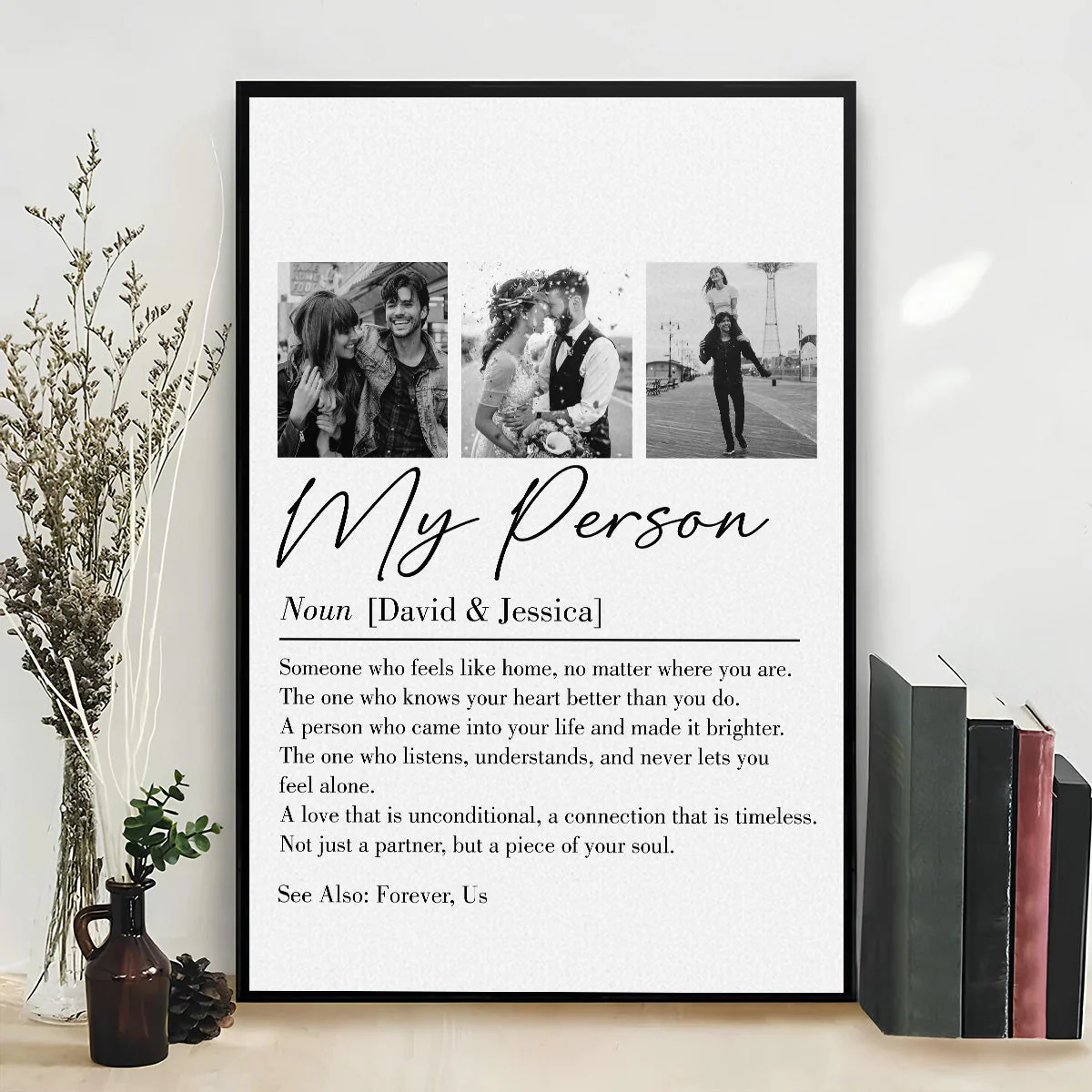 My Person - Personalized Photo Couple Poster - Image 2