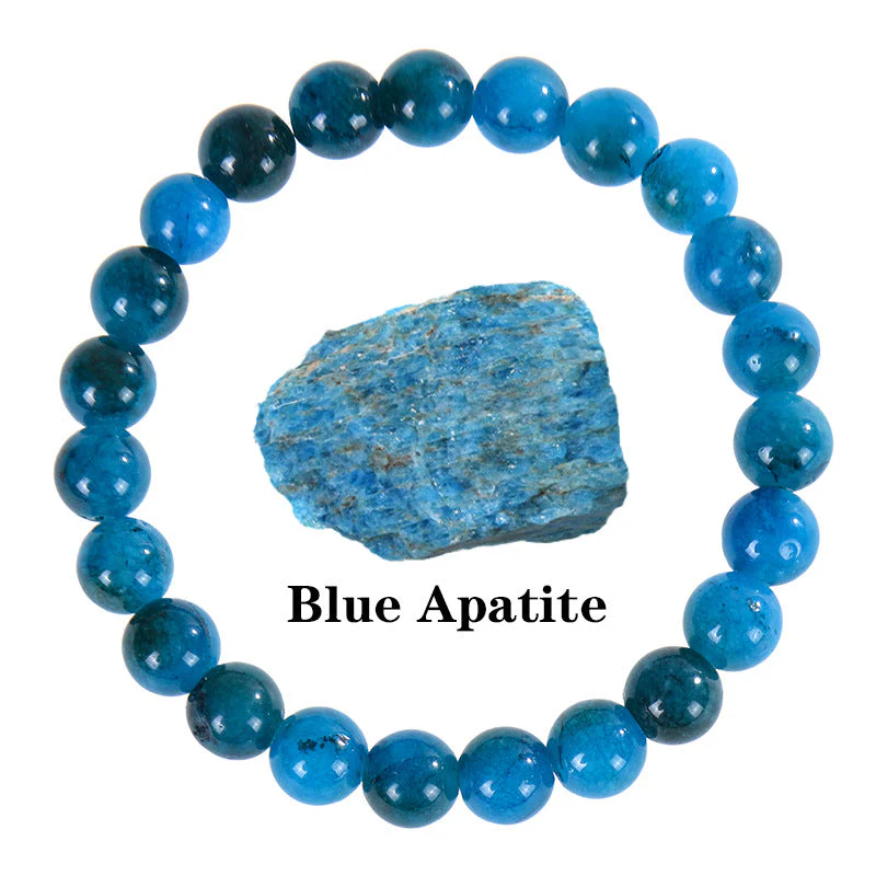 Natural Stone Agate Crystal Beaded Bracelet, Tiger Eye Stone Bracelet - Image 8
