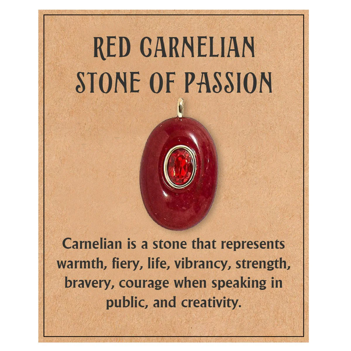 Natural Stone Precious Pendant Necklace - Image 15